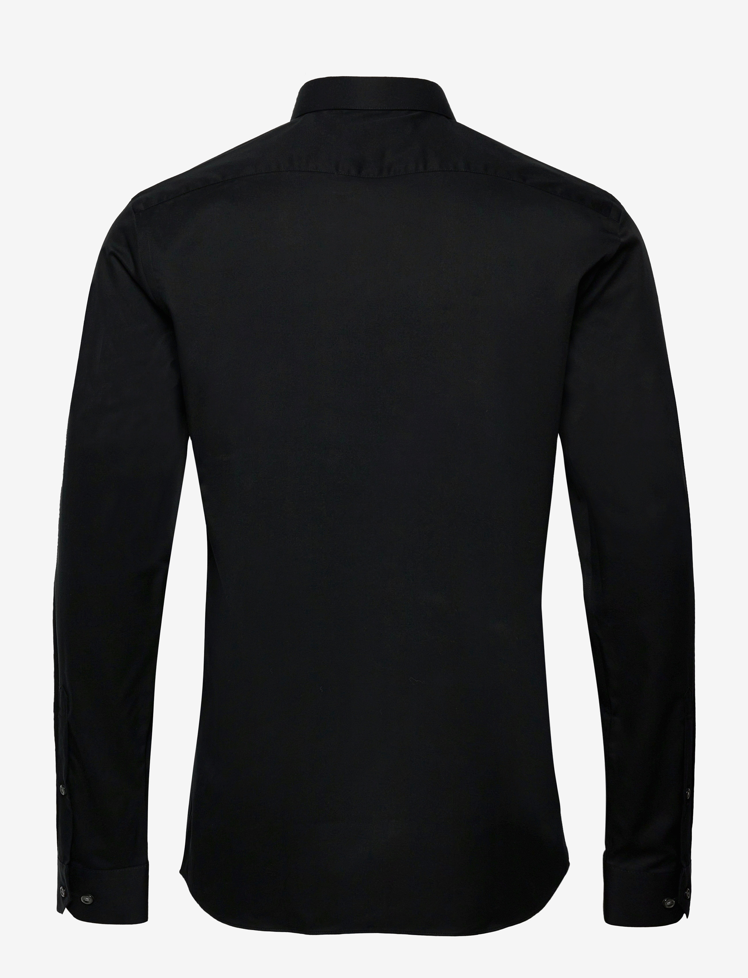Lindbergh Black - Technical :Cut away collar, tailor fit cotton shirt, WF LS - formelle hemden - black - 2