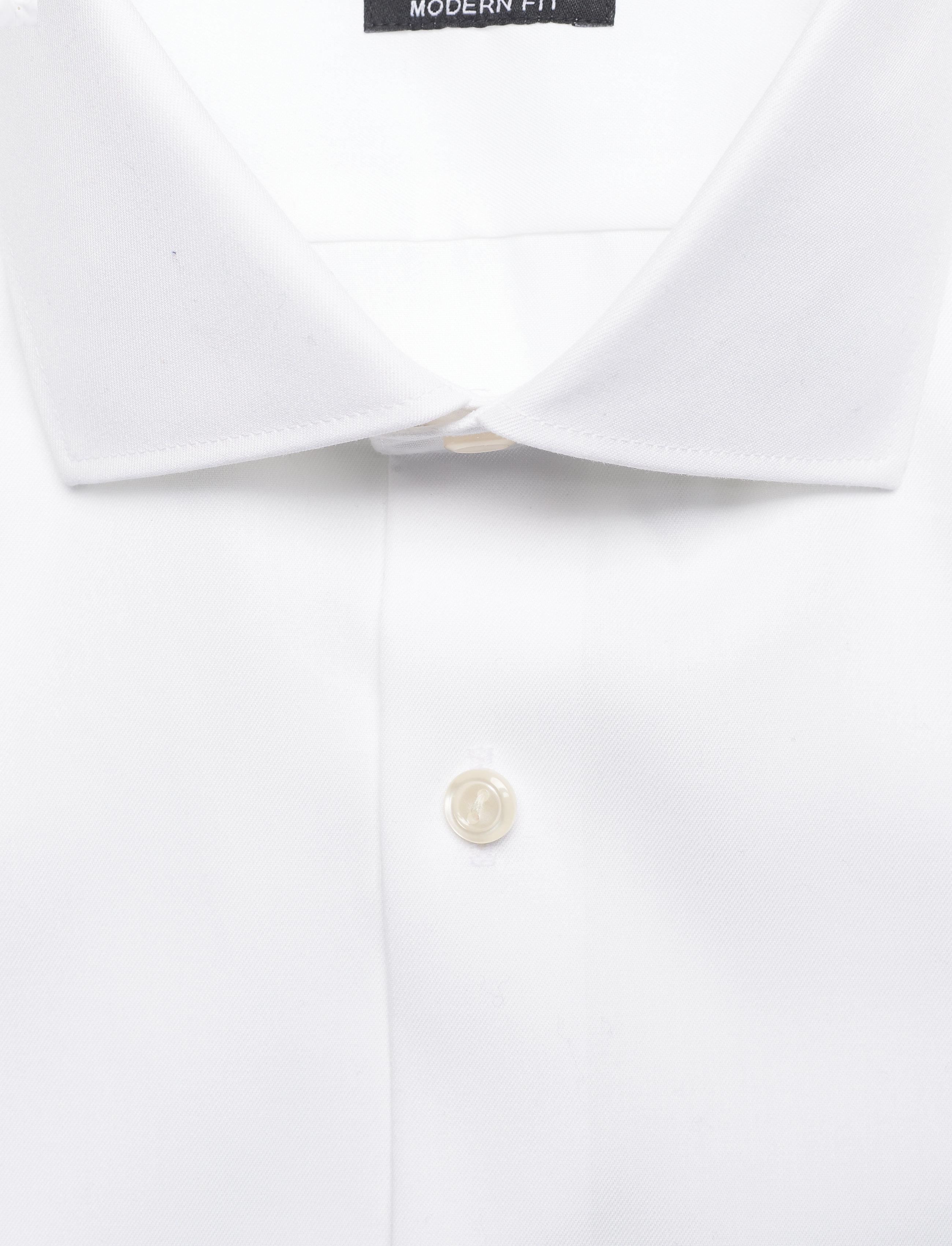 Lindbergh Black - Technical :Cut away collar, tailor fit cotton shirt, WF LS - formelle skjorter - white - 3