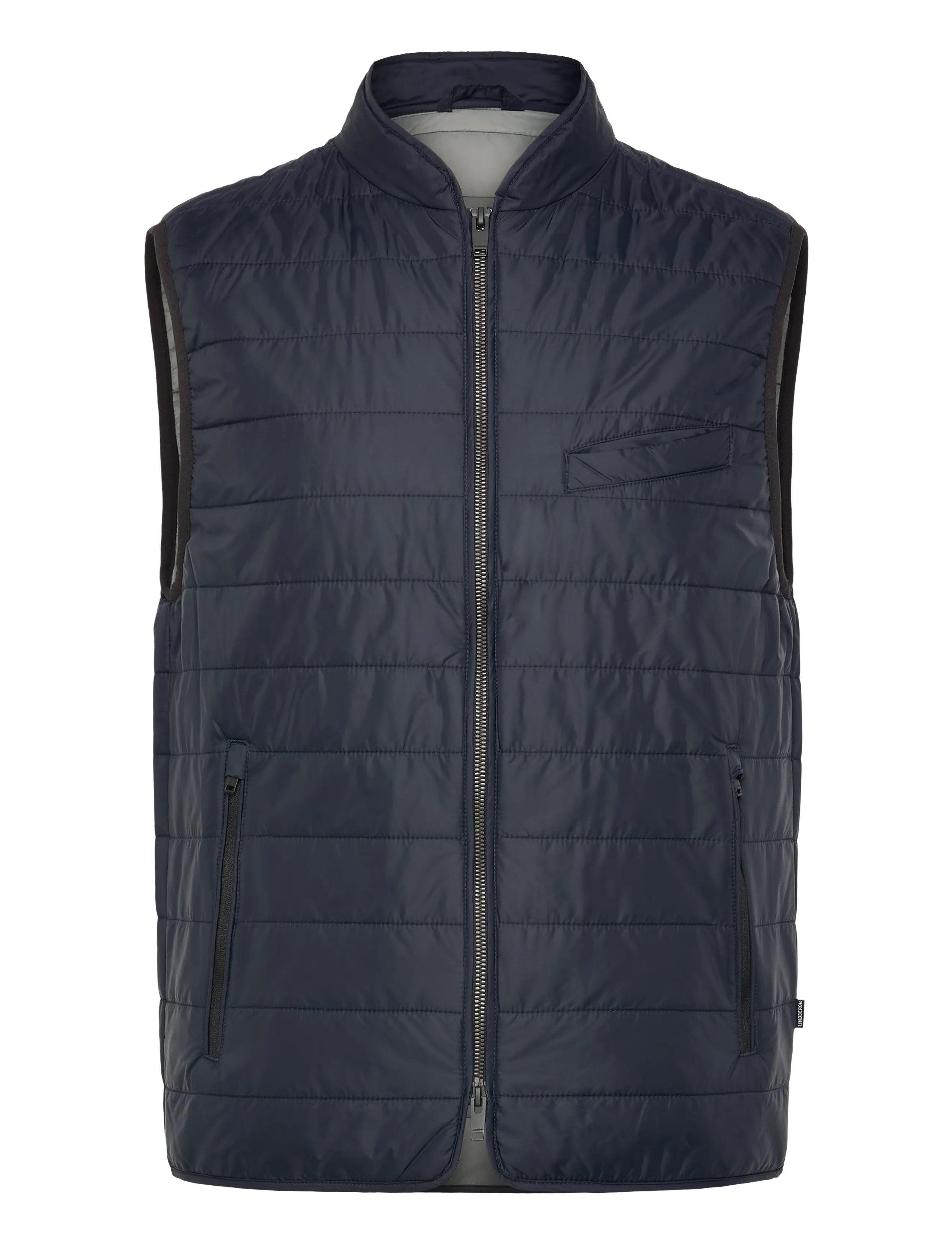 Lindbergh Black - ?Light padded zip through vest - bodywarmers - dk navy - 0