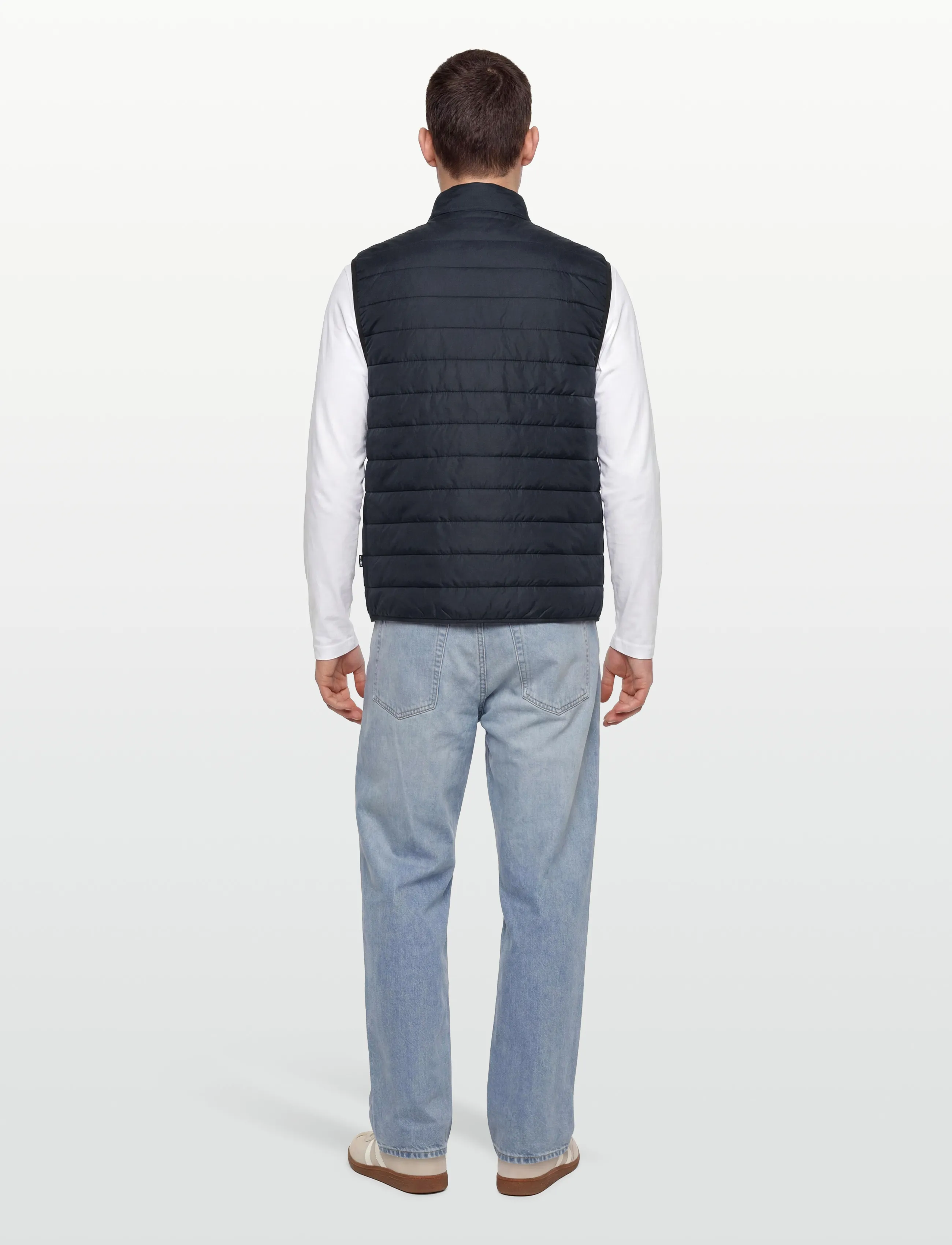 Lindbergh Black - ?Light padded zip through vest - westen - dk navy - 4