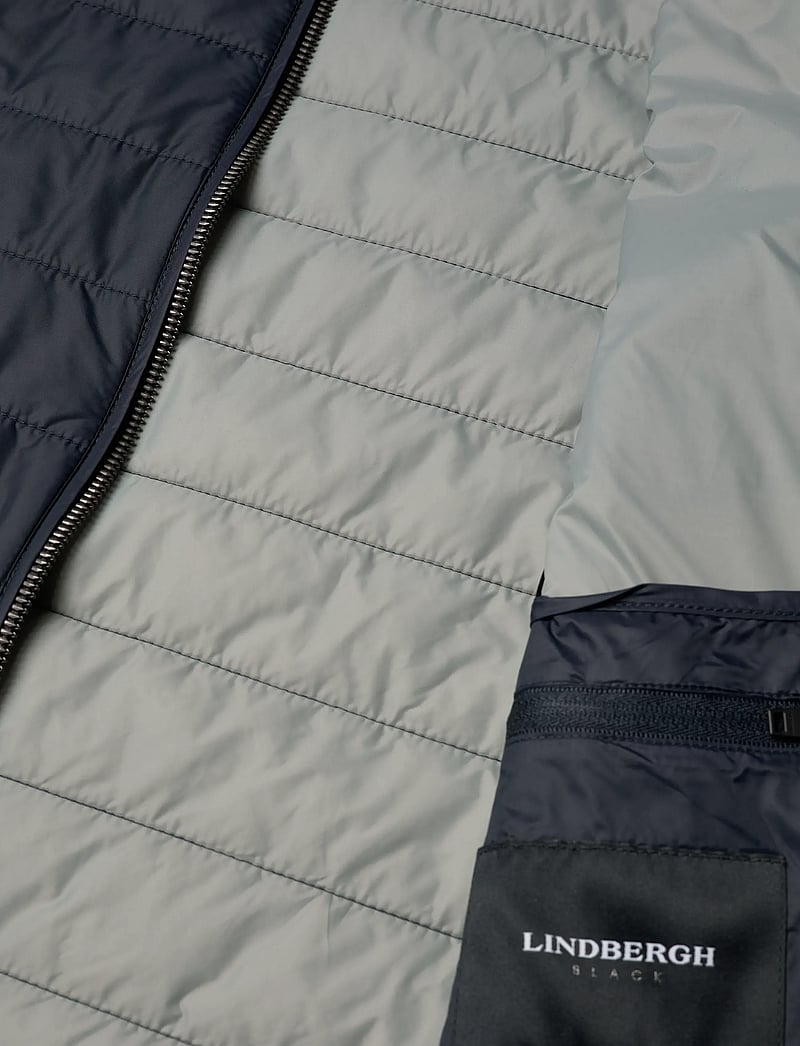 Lindbergh Black - ?Light padded zip through vest - westen - dk navy - 4