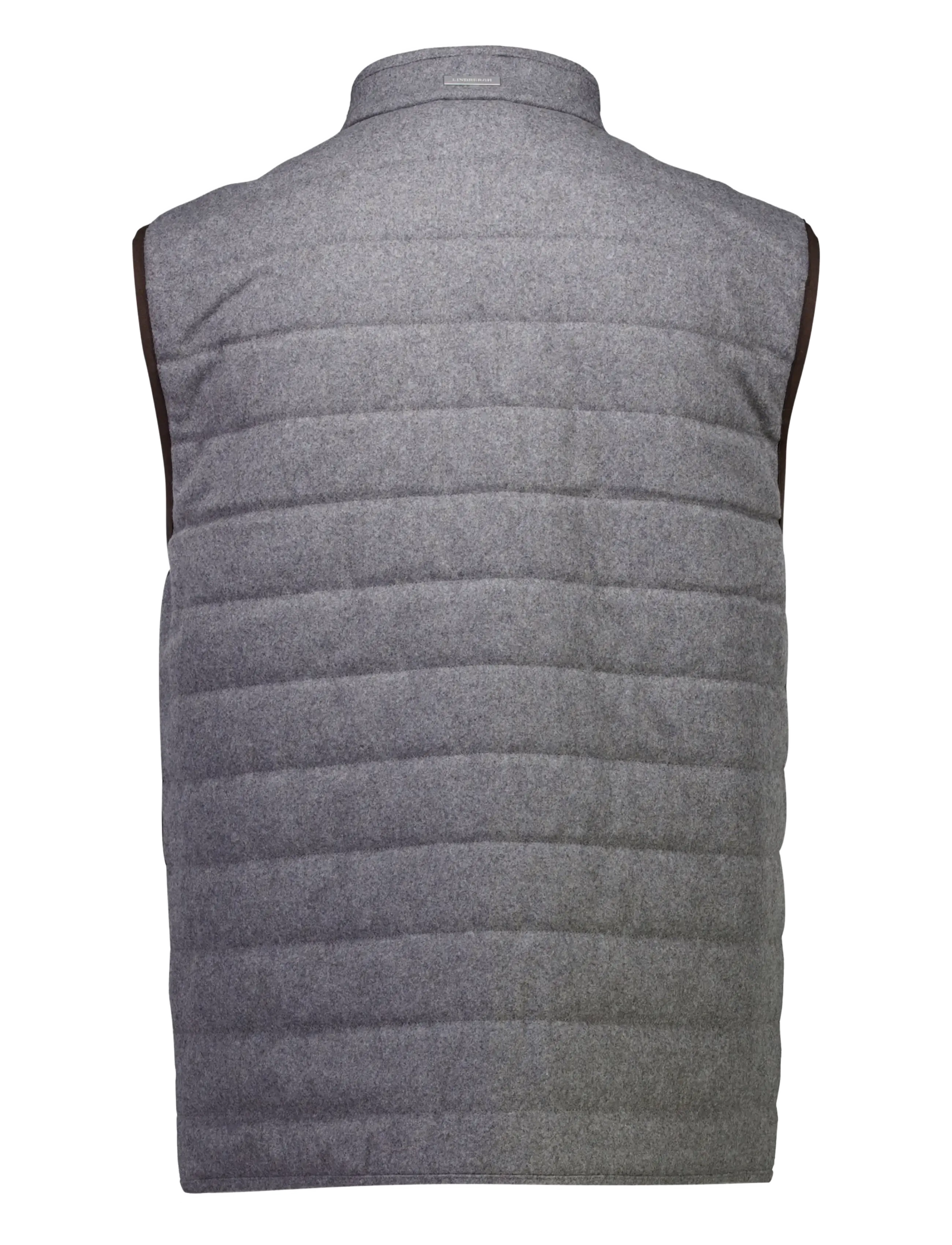 Lindbergh Black - Light padded zip through vest - vests - grey mel - 2