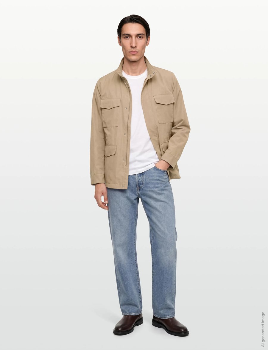 Lindbergh Black - Water repellent field jacket - frühlingsjacken - lt sand - 0