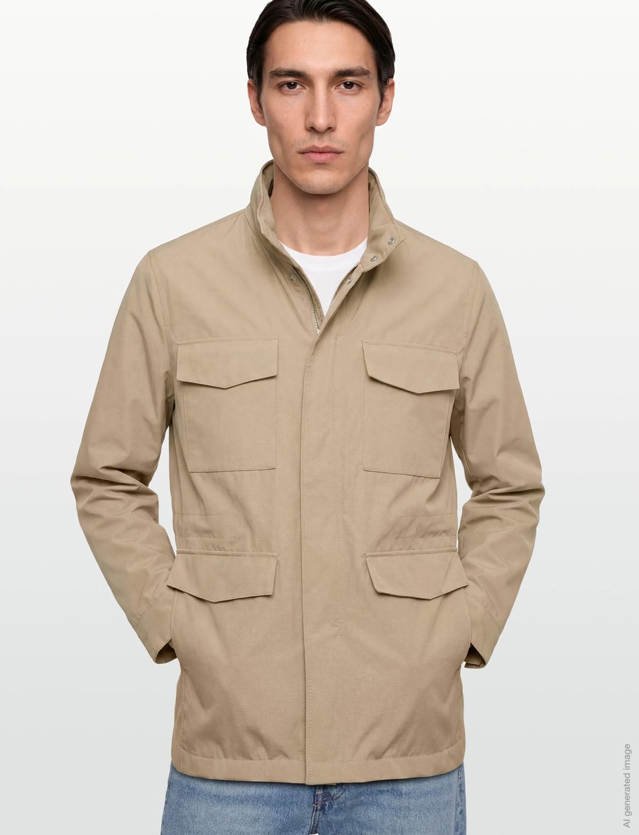 Lindbergh Black - Water repellent field jacket - frühlingsjacken - lt sand - 3
