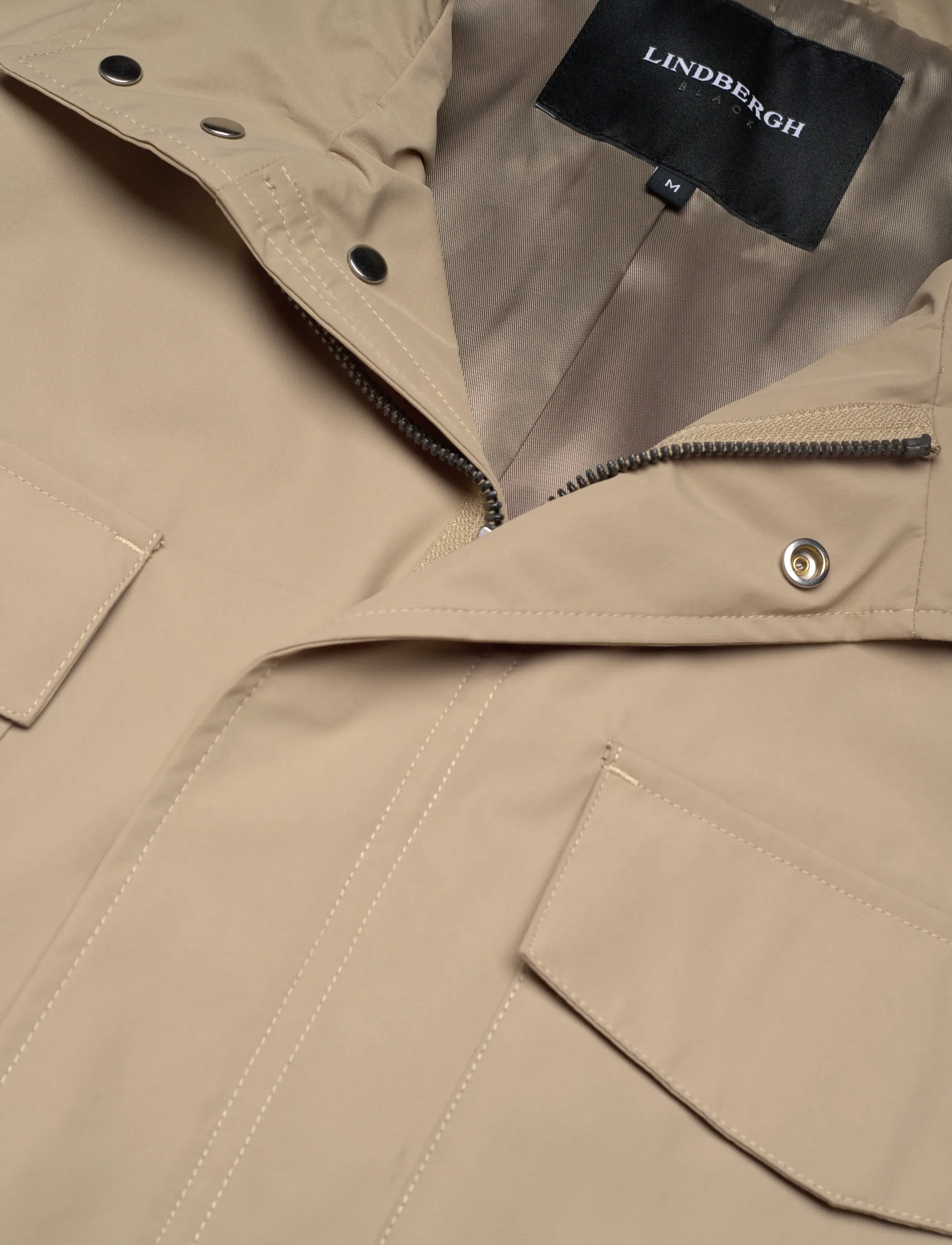 Lindbergh Black - Water repellent field jacket - striukės - lt sand - 2