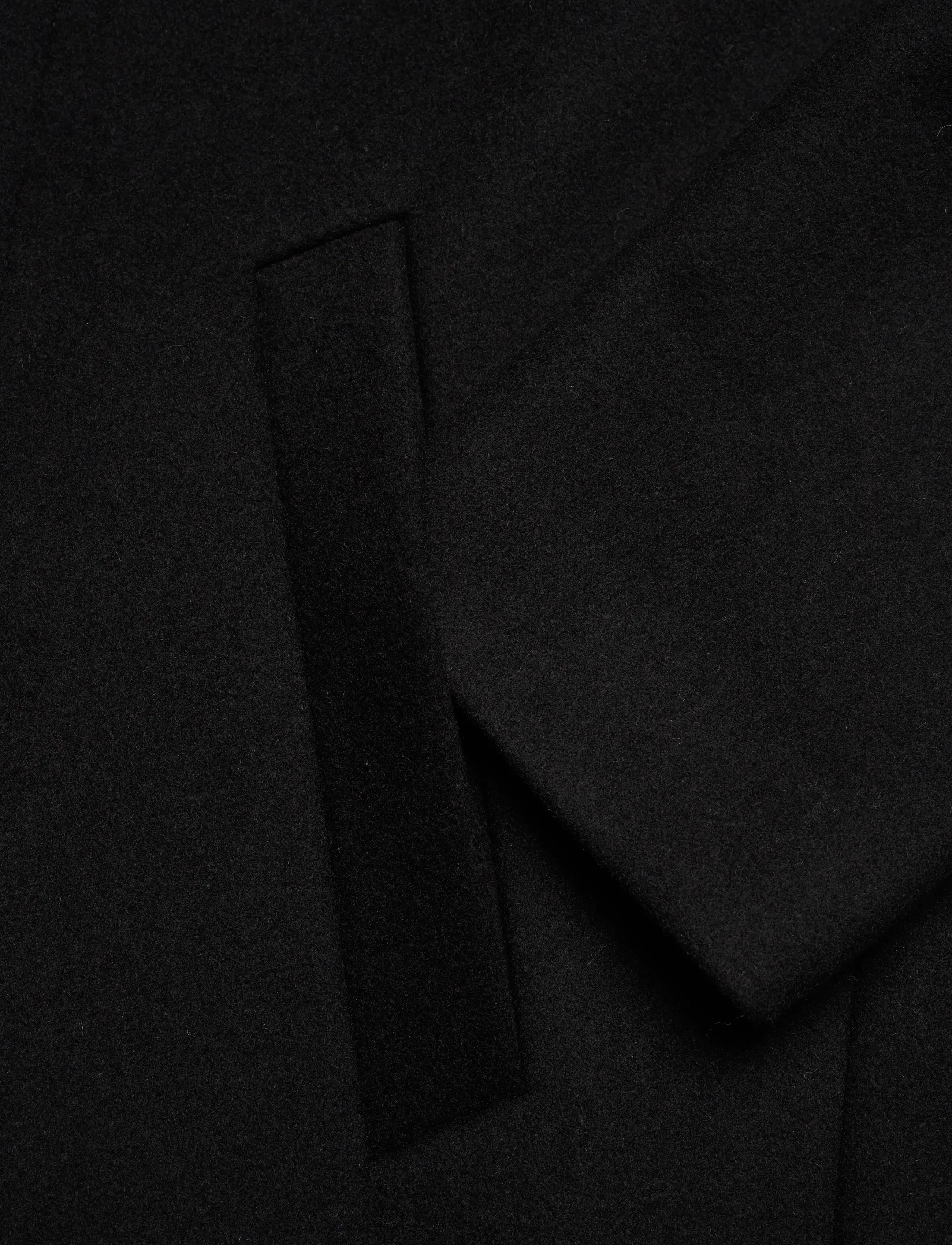 Lindbergh Black - Detachable collar wool coat - wollmäntel - black - 3