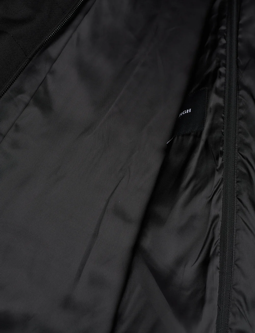 Lindbergh Black - Detachable collar wool coat - winter jackets - black - 4