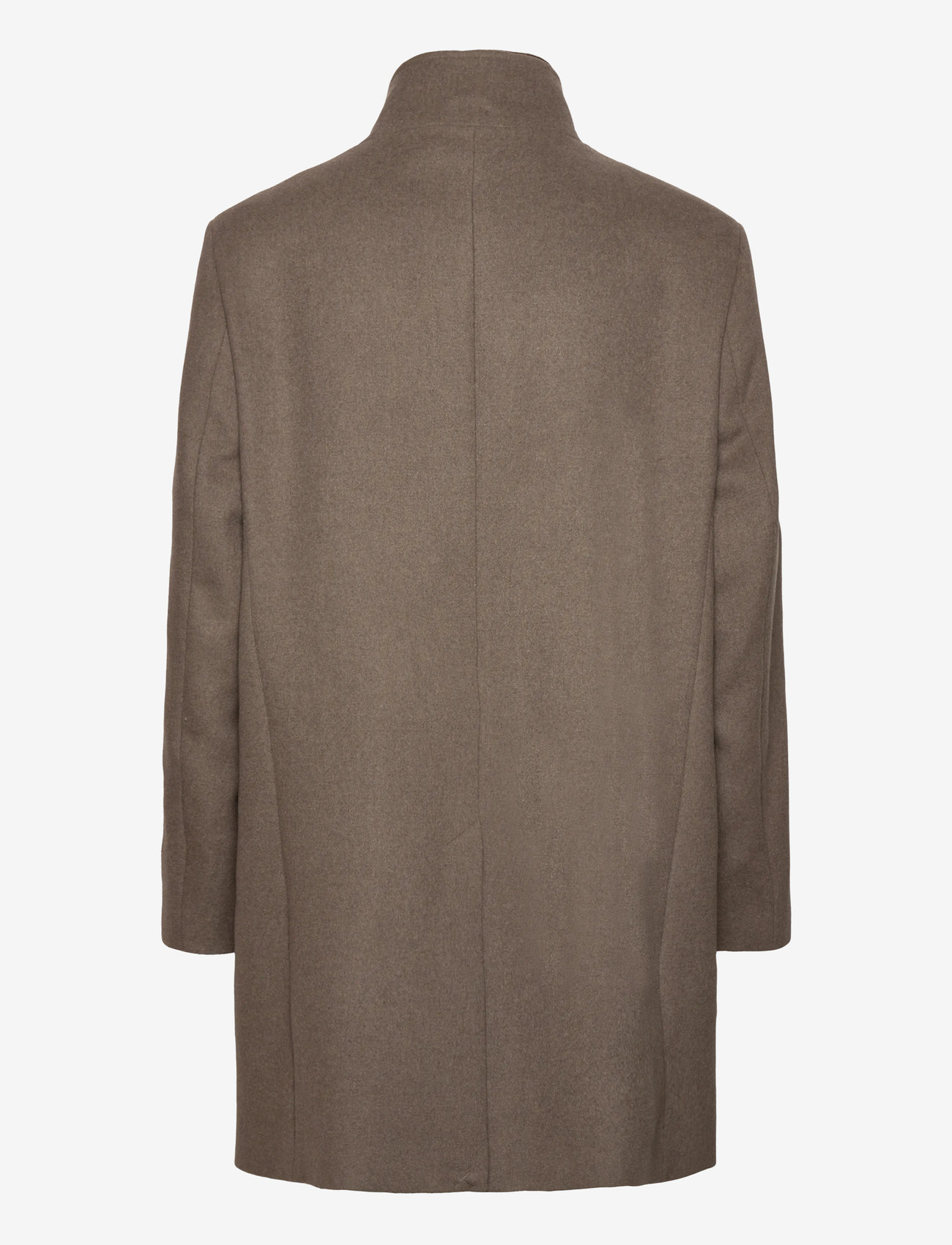 Lindbergh Black - Detachable collar wool coat - uldfrakker - mid brown - 1