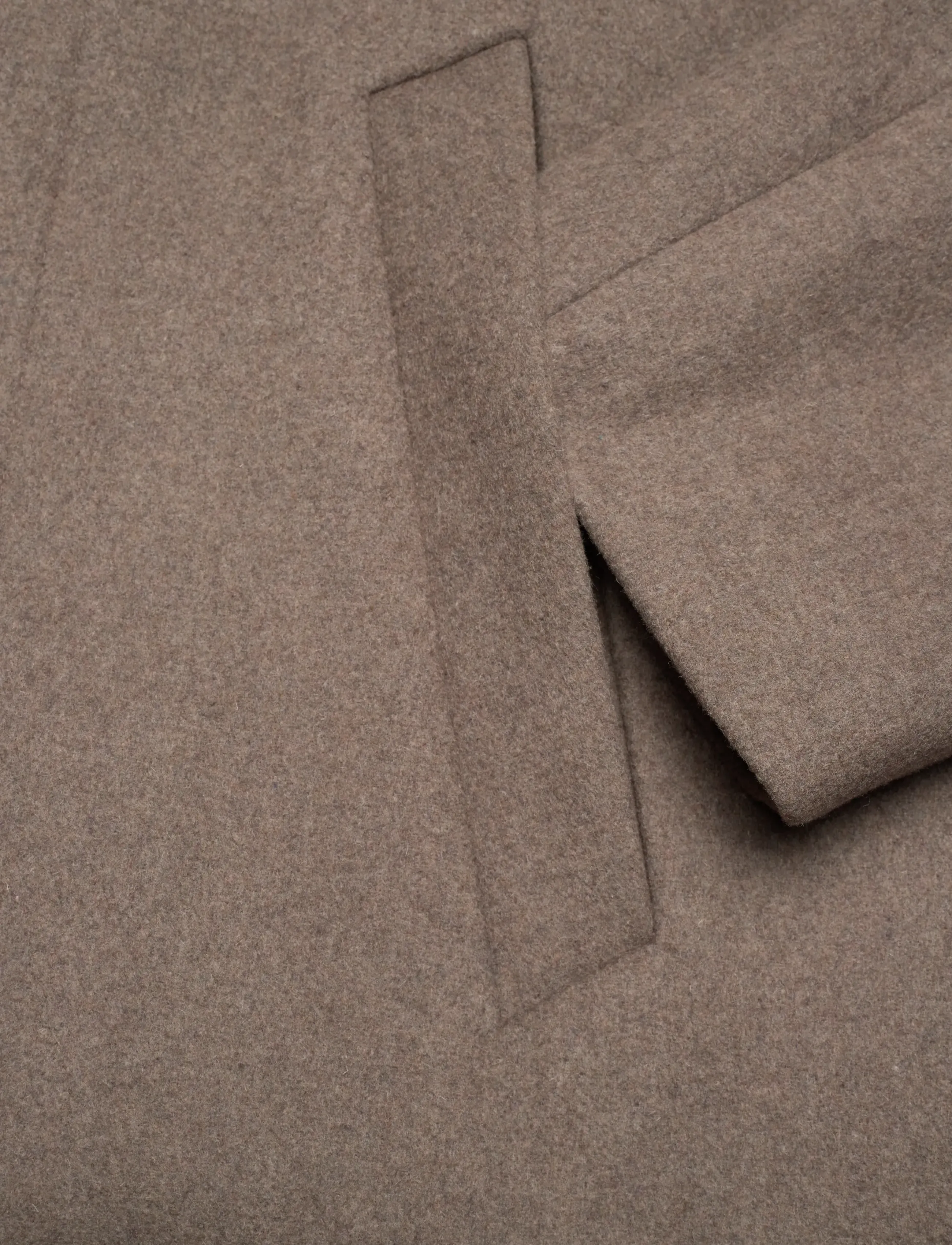 Lindbergh Black - Detachable collar wool coat - wool coats - mid brown - 3