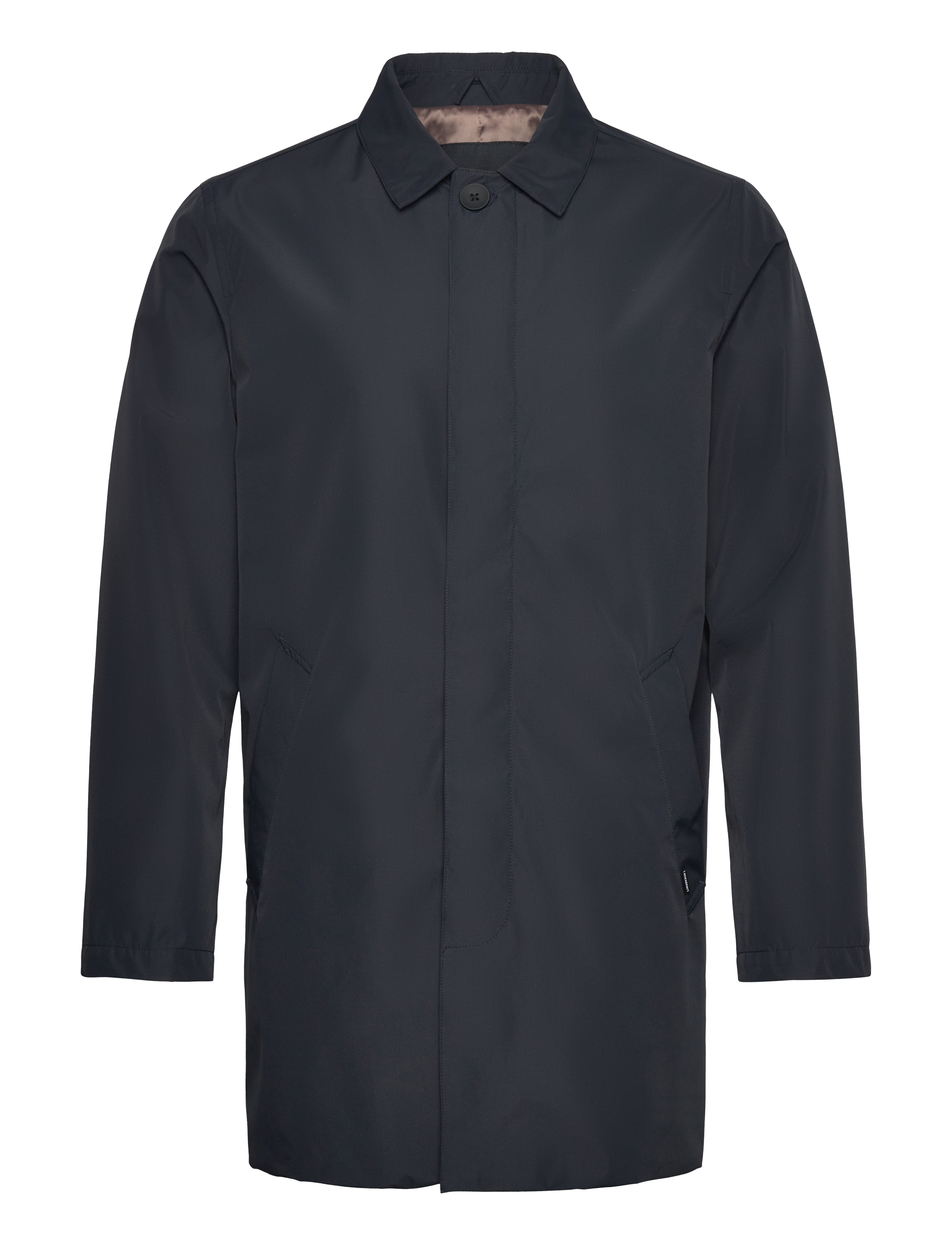 Lindbergh Black Water repellent mac coat - Clothing - DK NAVY / navy