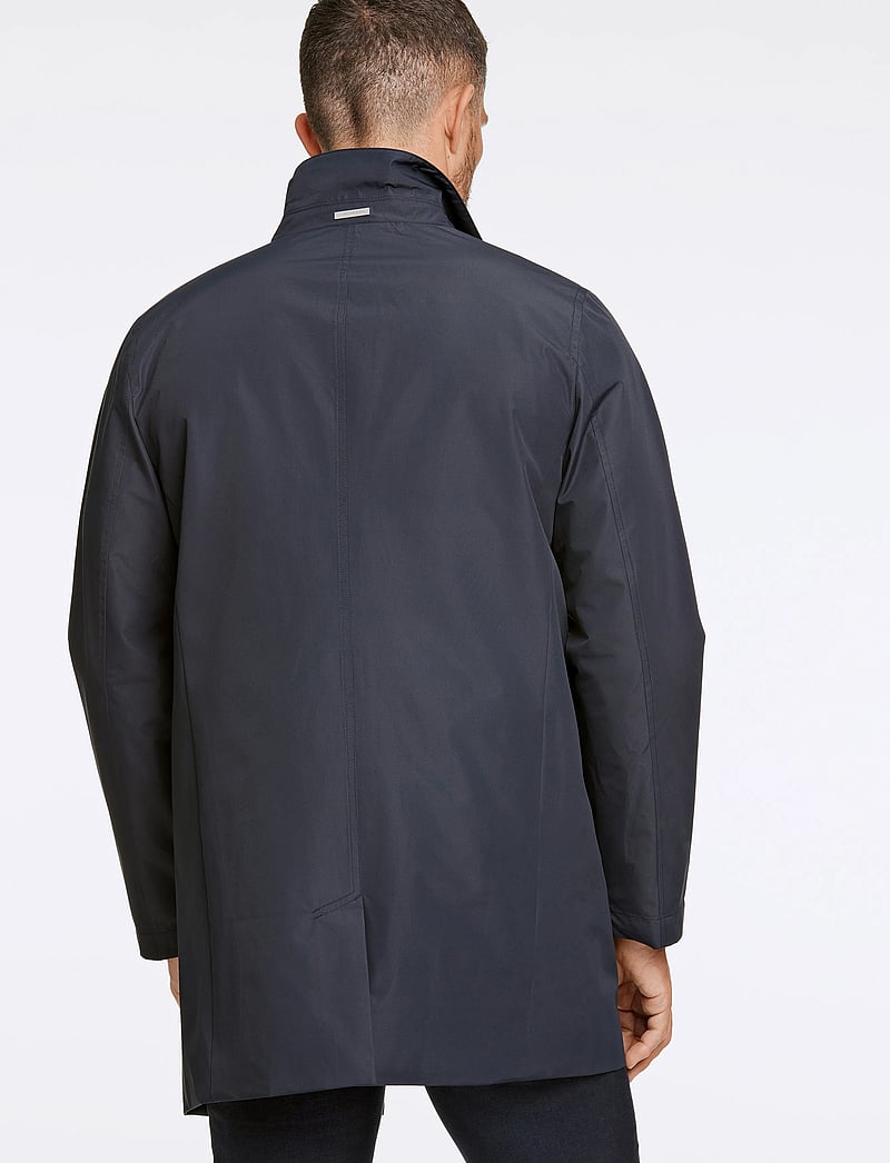 Lindbergh Black - Water repellent mac coat - Õhukesed mantlid - dk navy - 3