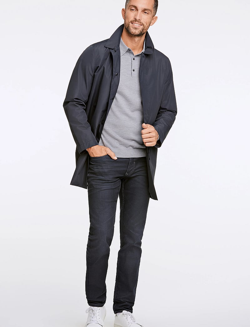 Lindbergh Black - Water repellent mac coat - Õhukesed mantlid - dk navy - 4