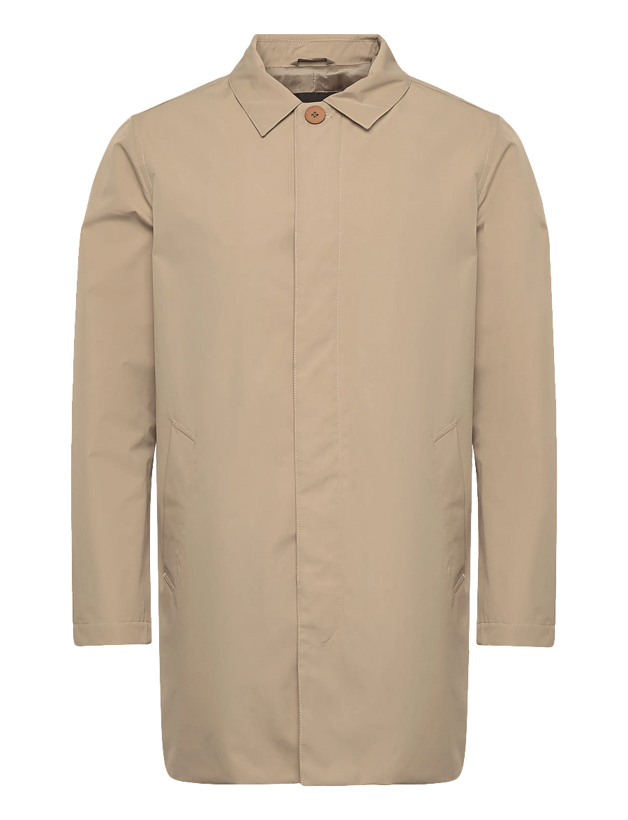 Lindbergh Black - Water repellent mac coat - Õhukesed mantlid - lt sand - 0