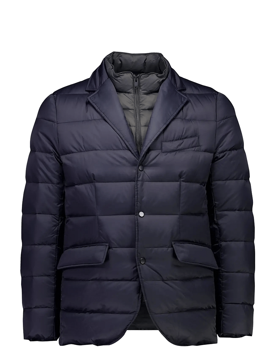 Lindbergh Black - Water repellent down blazer - hübriidjoped - dk navy - 1
