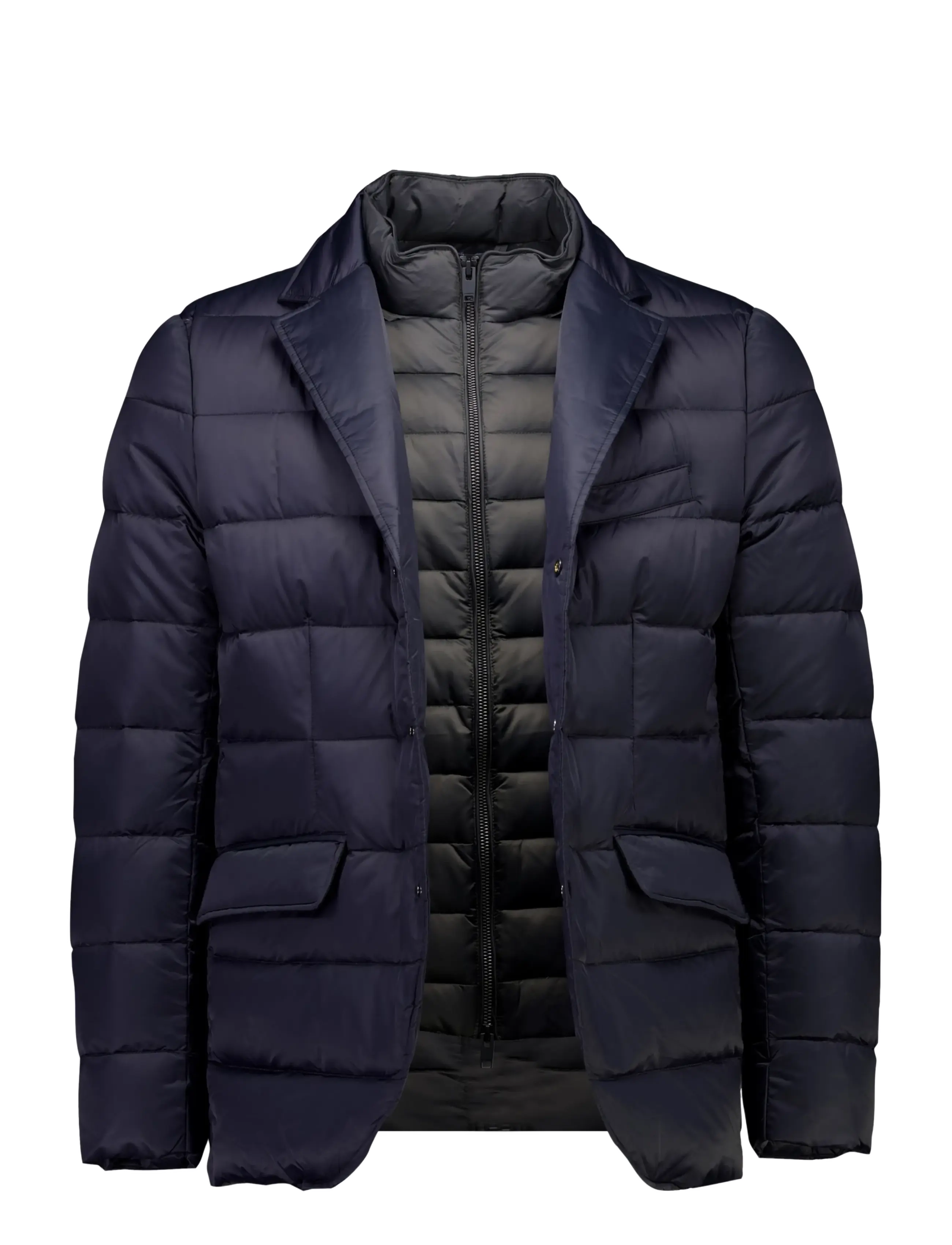 Lindbergh Black - Water repellent down blazer - hübriidjoped - dk navy - 2
