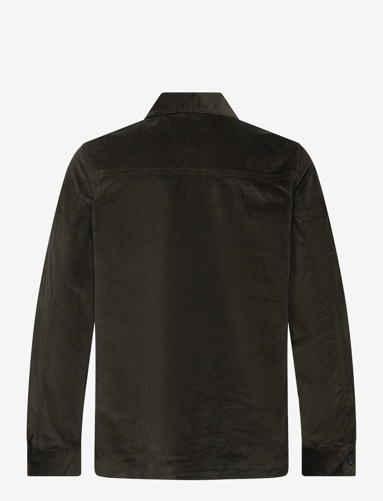 Lindbergh Black - 1927: Corduroy overshirt - overshirts - black olive - 1