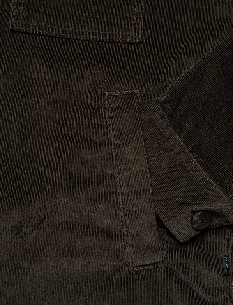 Lindbergh Black - 1927: Corduroy overshirt - overshirts - black olive - 3