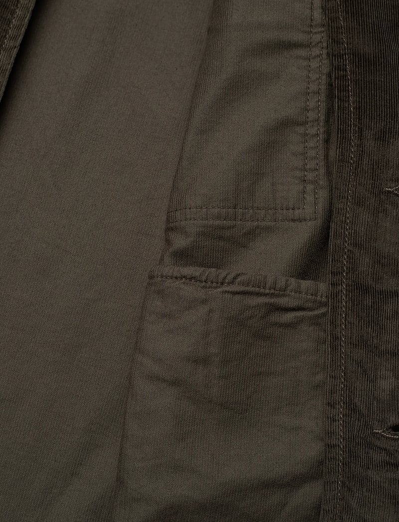 Lindbergh Black - 1927: Corduroy overshirt - overshirts - black olive - 4