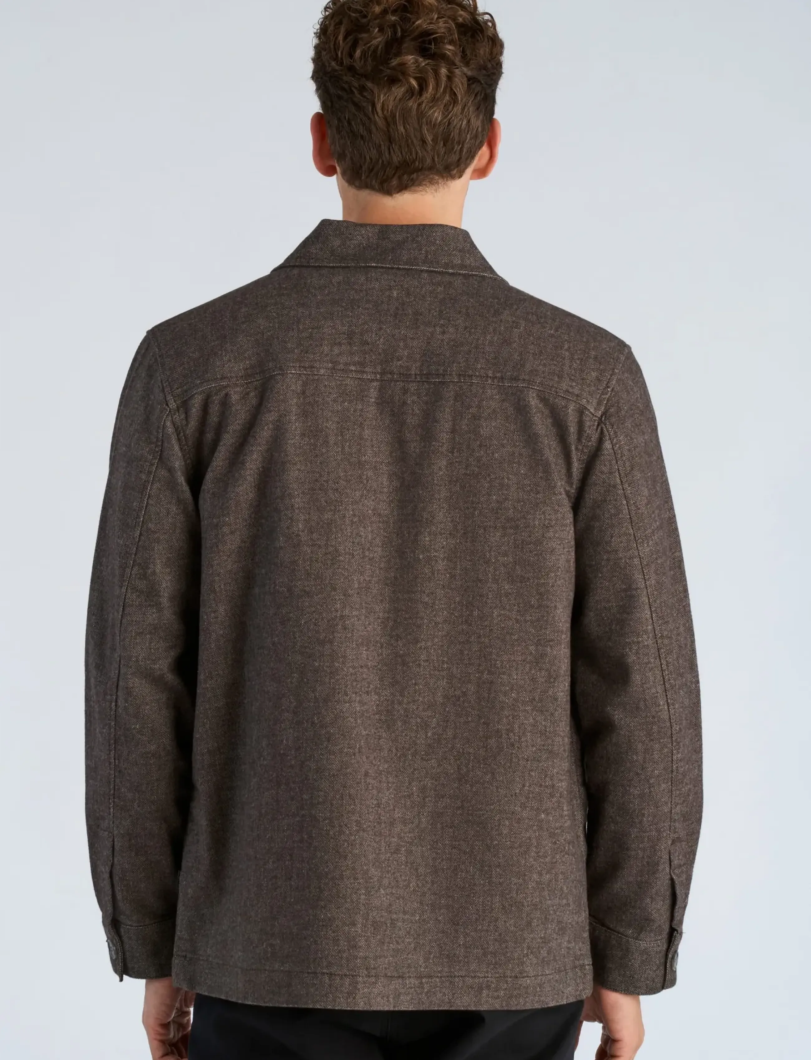 Lindbergh Black - 1927: Superflex overshirt - Überhemden - brown mix - 4