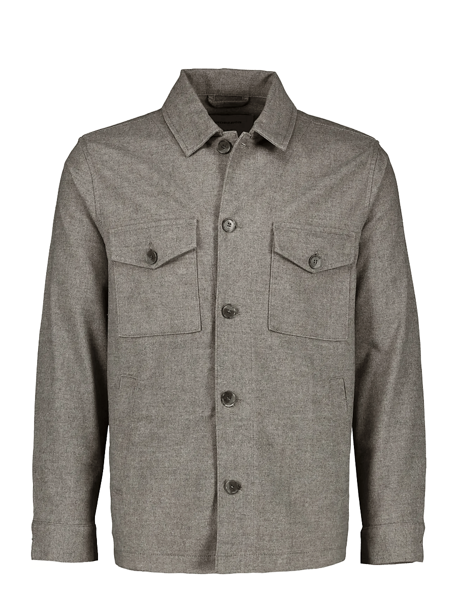 Lindbergh Black - 1927: Superflex overshirt - Überhemden - grey mix - 1