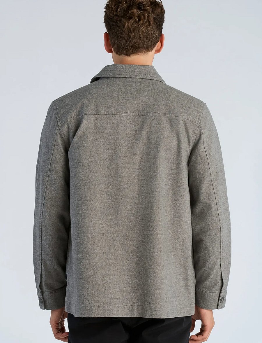 Lindbergh Black - 1927: Superflex overshirt - Überhemden - grey mix - 4