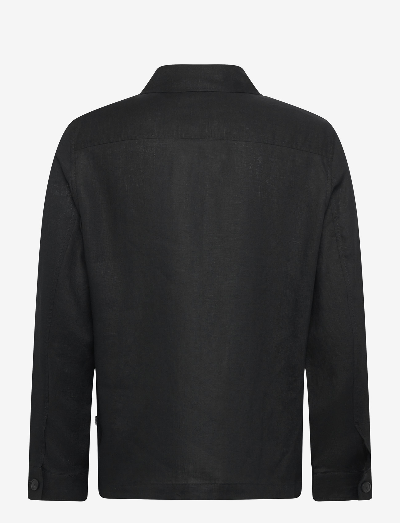 Lindbergh Black - ?Linen overshirt - mænd - black - 1