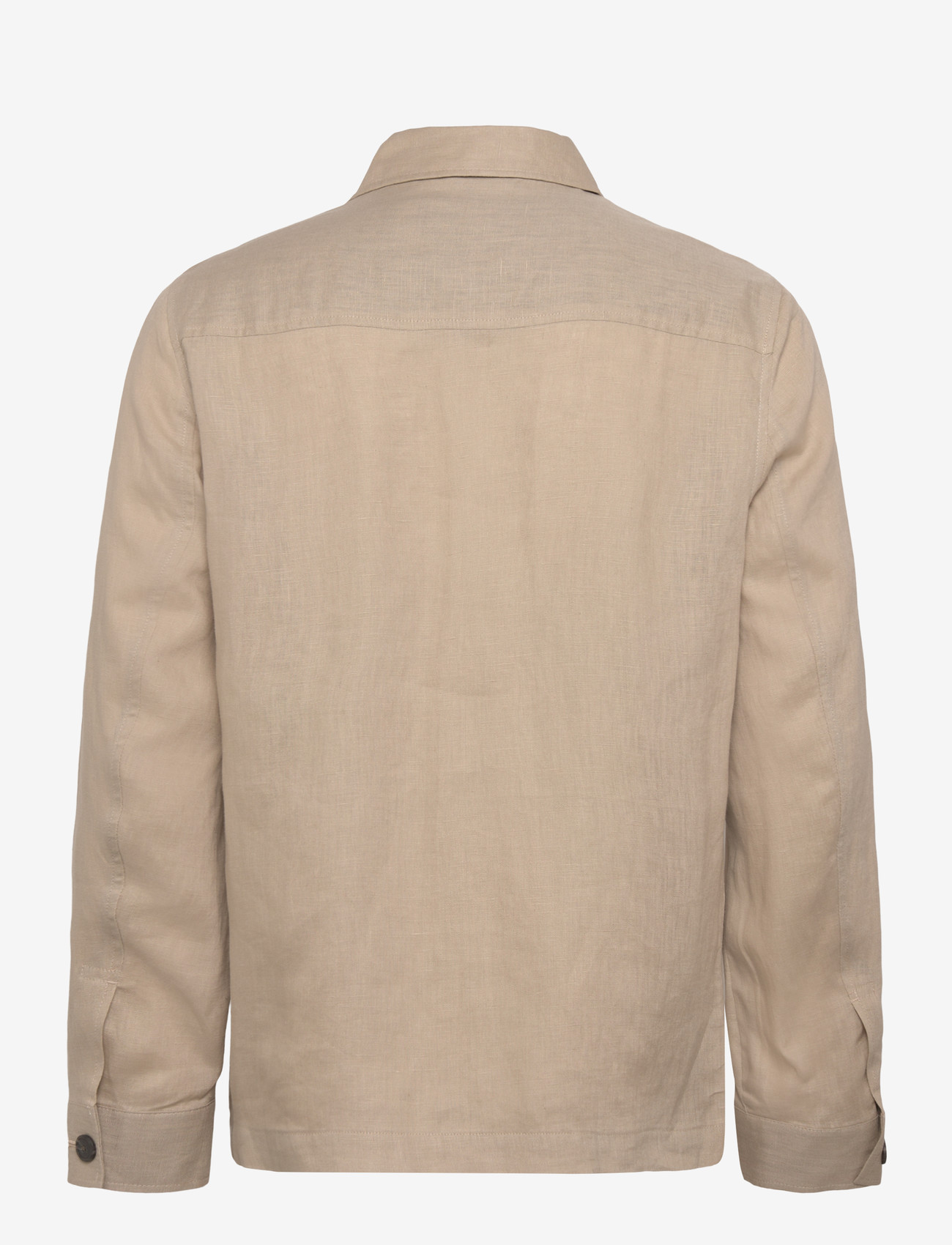 Lindbergh Black - ?Linen overshirt - puhkuse põhitooted - sand - 1