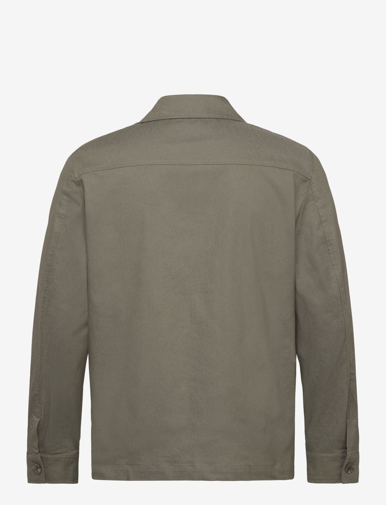 Lindbergh Black - Stretch cotton overshirt - pealissärgid - army - 1