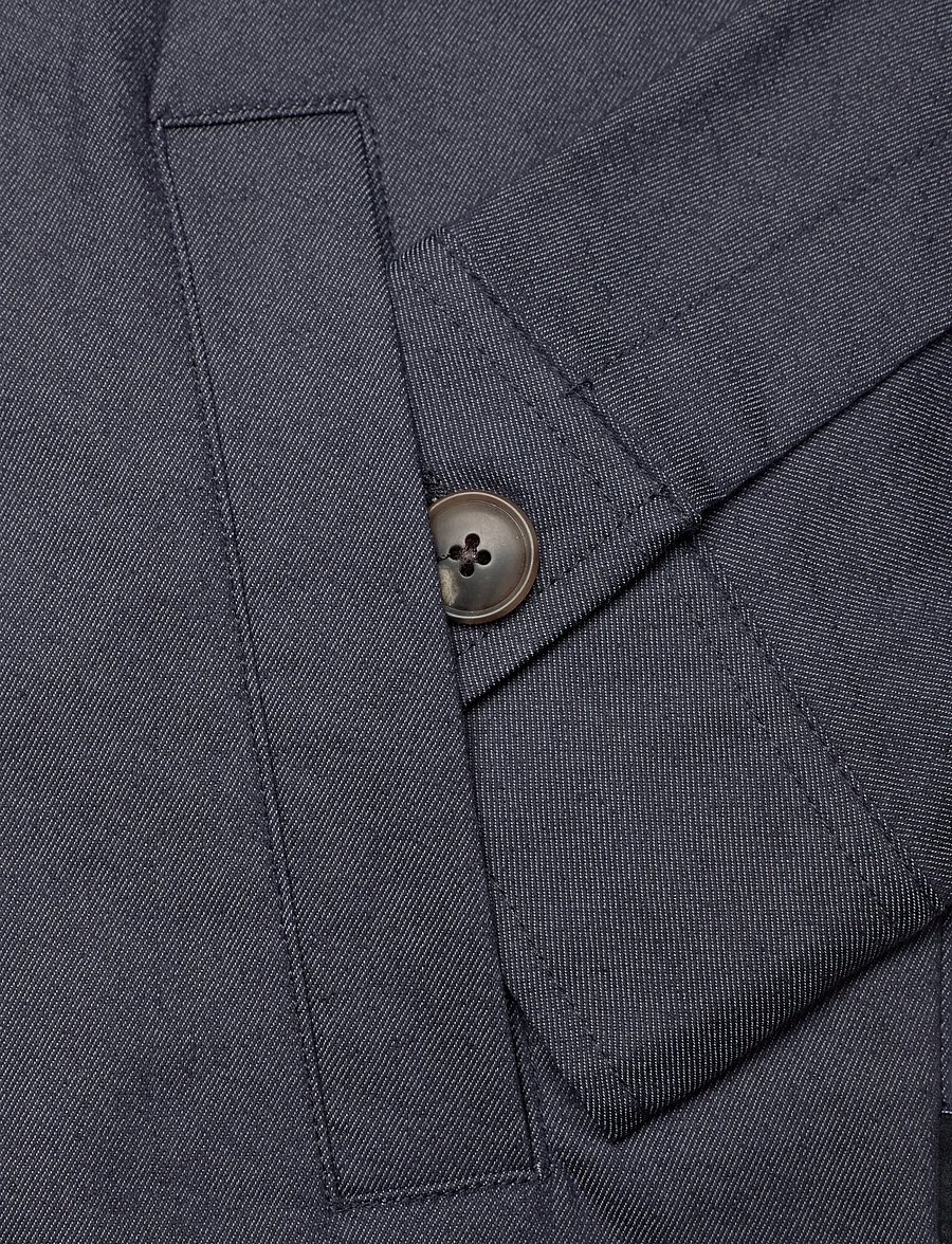 Lindbergh Black - Stretch cotton overshirt - paitatakit - dk blue - 3