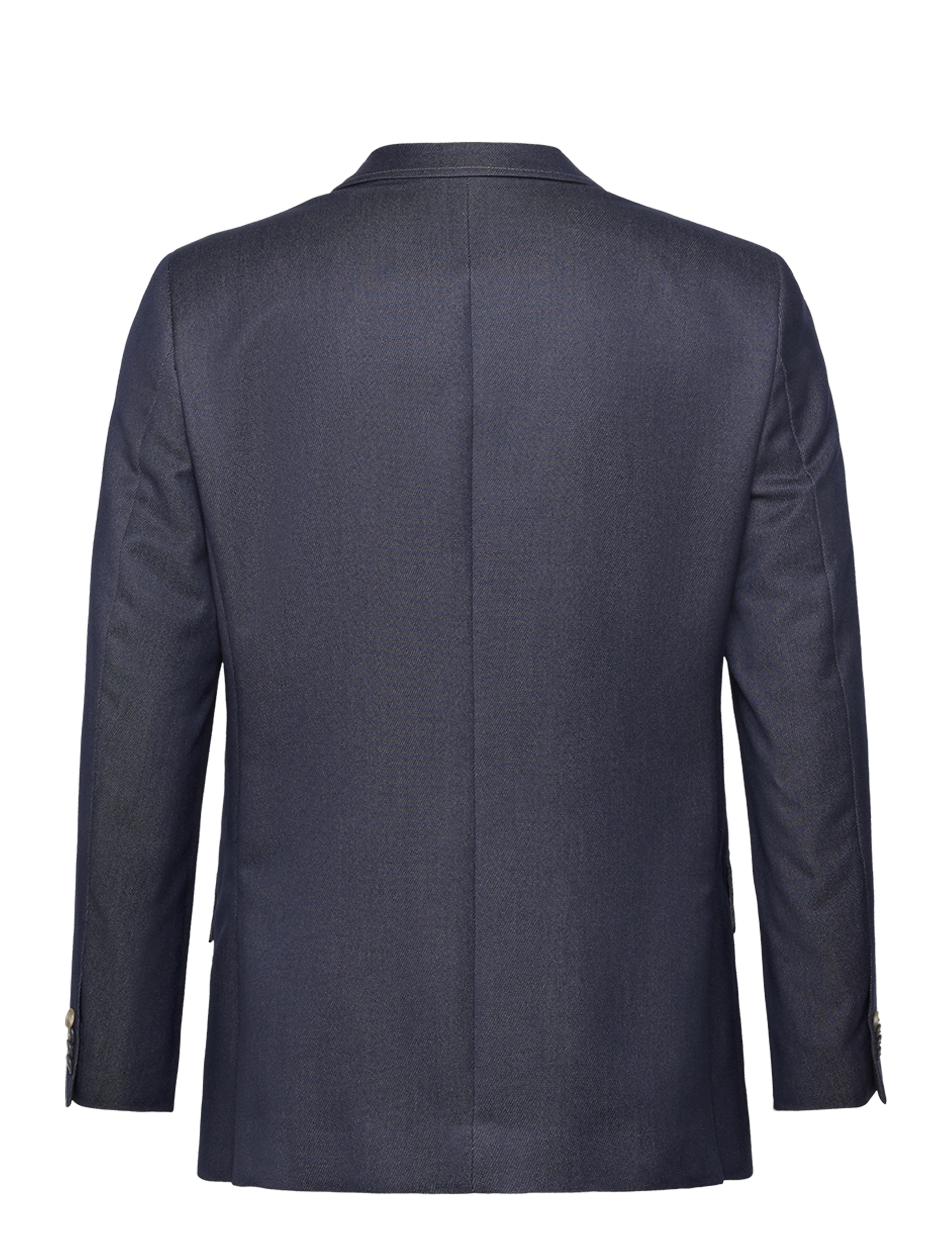 Lindbergh Black - Denim look stretch blazer - enkeltradede blazere - navy mix - 2