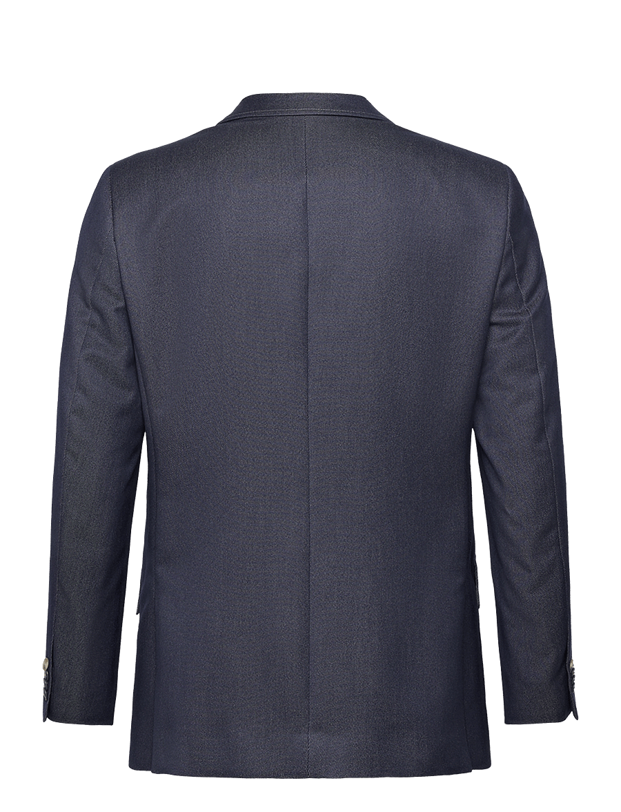 Lindbergh Black - Denim look stretch blazer - einreiher - navy mix - 2
