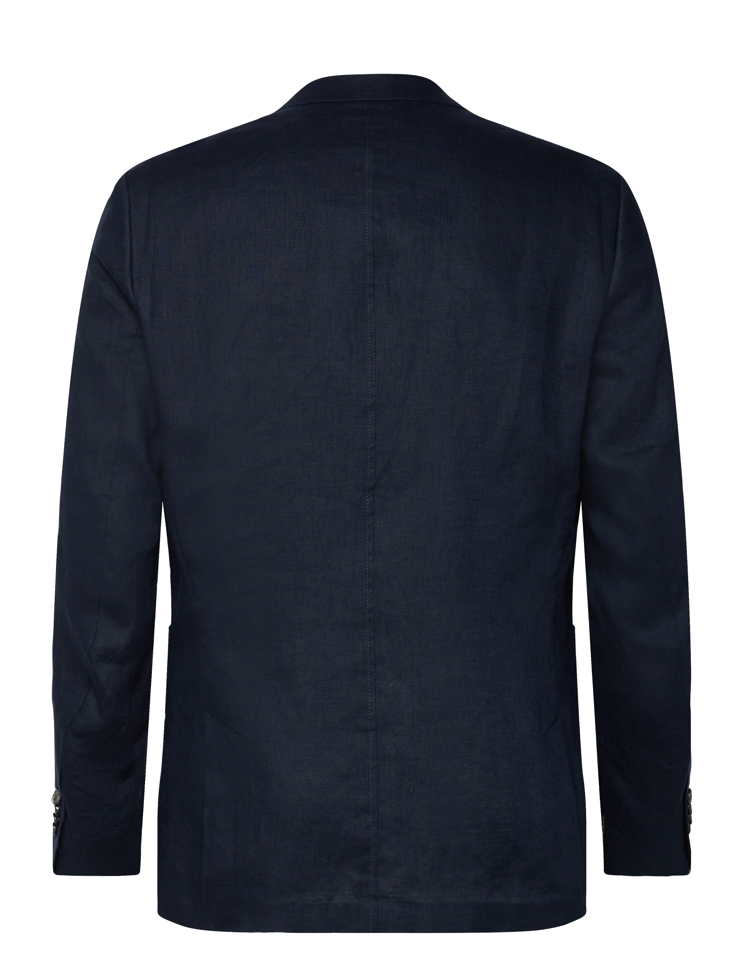 Lindbergh Black - Half lined linen blazer - single breasted blazers - dk blue - 1