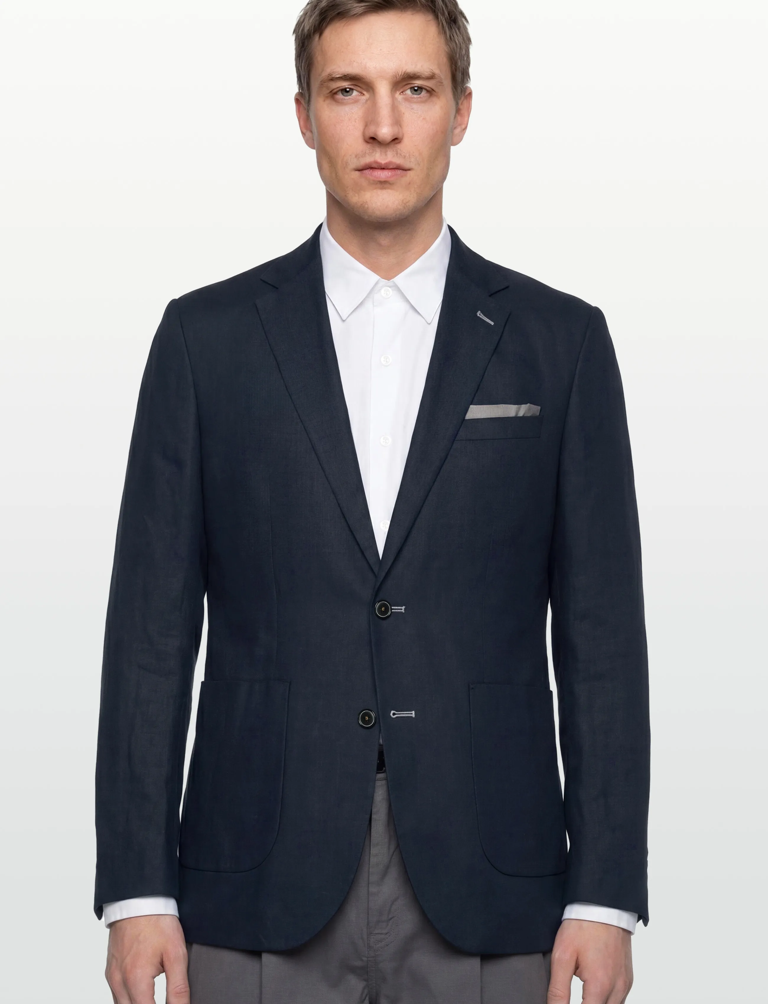 Half Lined Linen Blazer 2