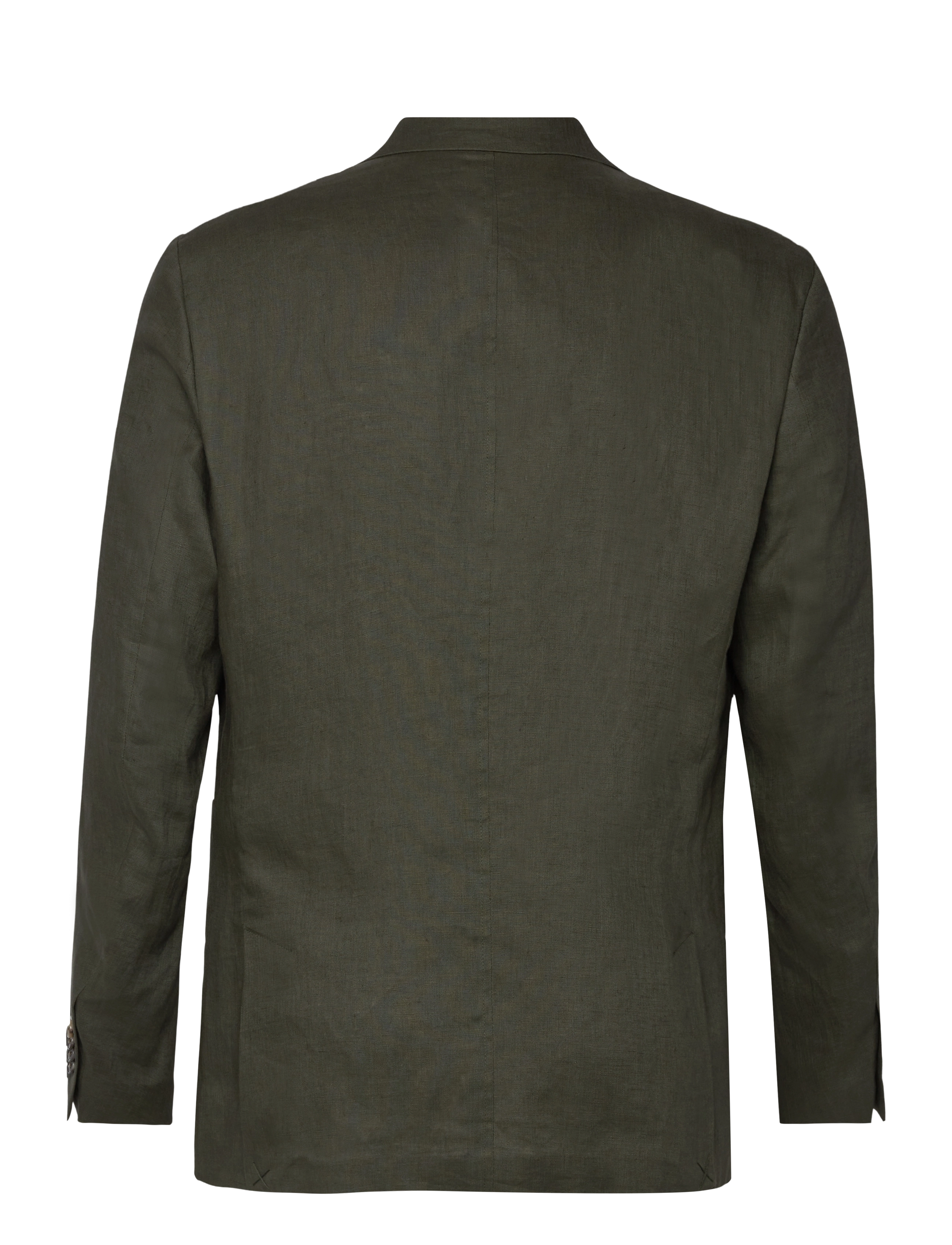 Lindbergh Black - Half lined linen blazer - single breasted blazers - green mel - 1