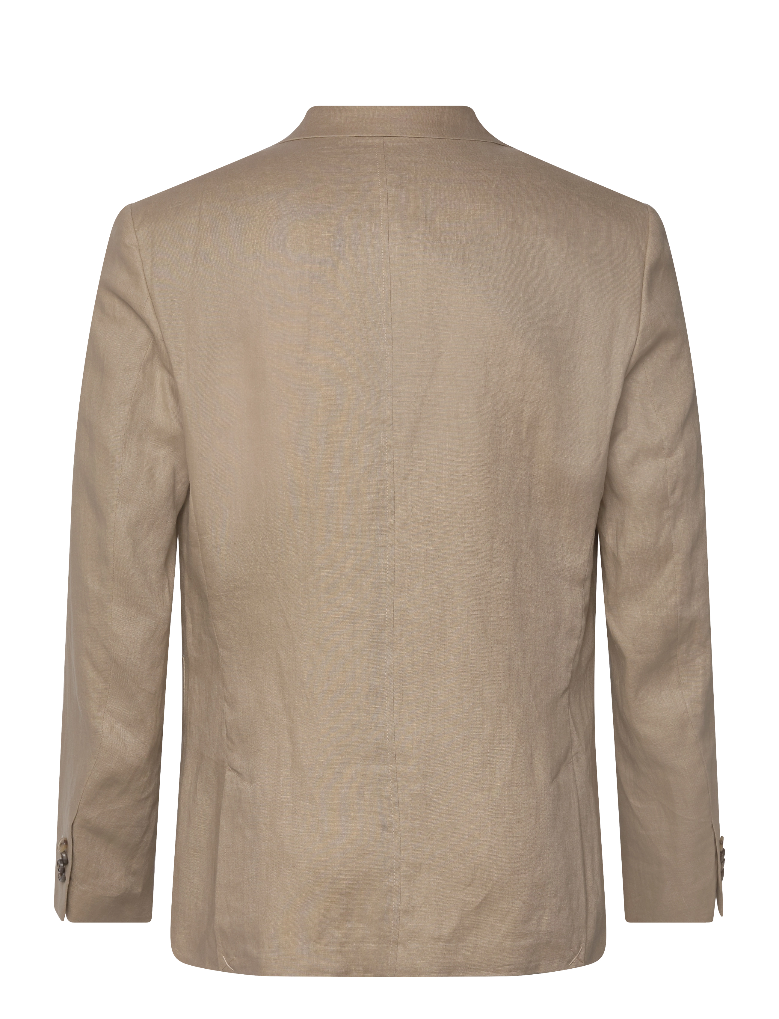 Lindbergh Black - Half lined linen blazer - Ühe rinnatisega pintsakud - sand - 1
