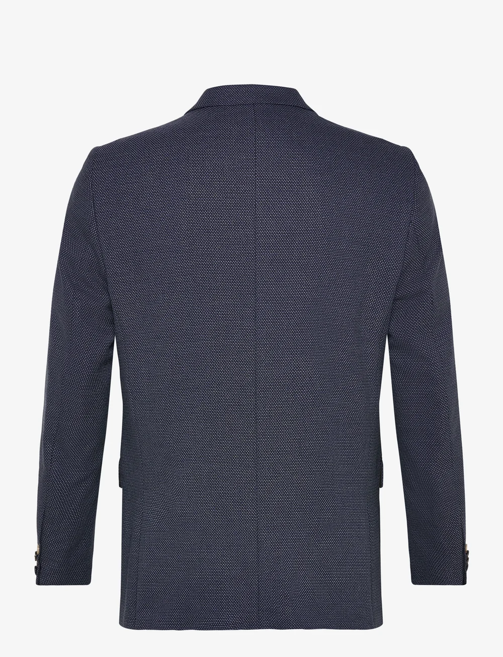 Lindbergh Black - Dobby stretch blazer - single breasted blazers - blue mix - 1