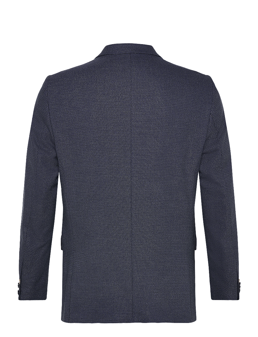 Lindbergh Black - Dobby stretch blazer - Ühe rinnatisega pintsakud - blue mix - 1