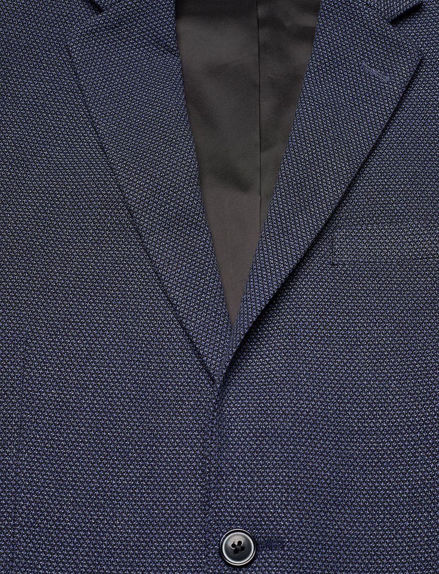 Lindbergh Black - Dobby stretch blazer - Ühe rinnatisega pintsakud - blue mix - 2
