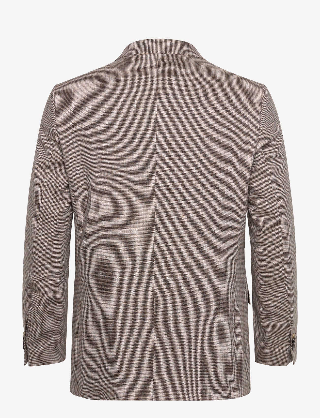 Lindbergh Black - Linen blend houndstooth blazer - Ühe rinnatisega pintsakud - dk sand mix - 1