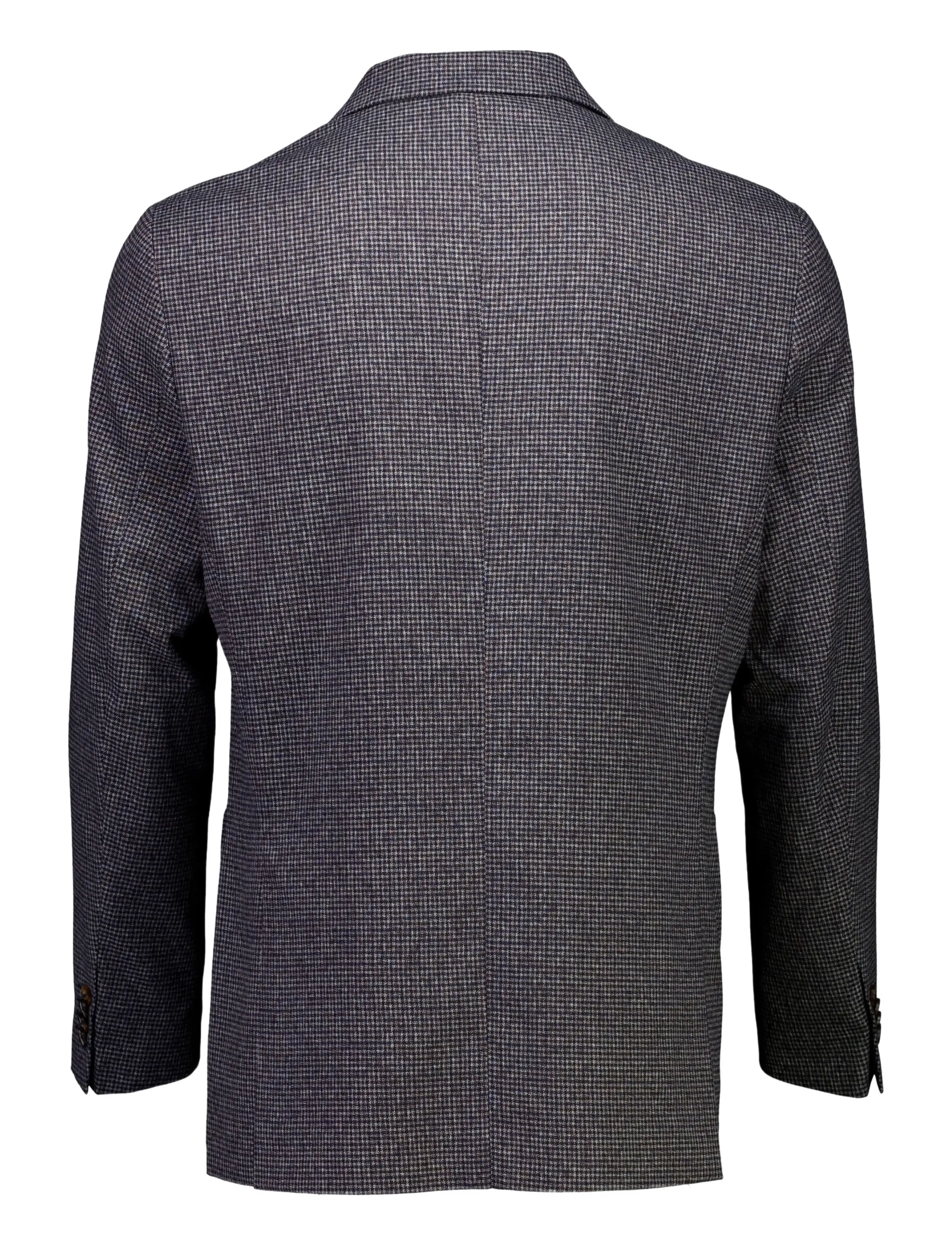 Lindbergh Black - Dobby check superflex unstructured blazer - enkeltradede blazere - brown mix - 2