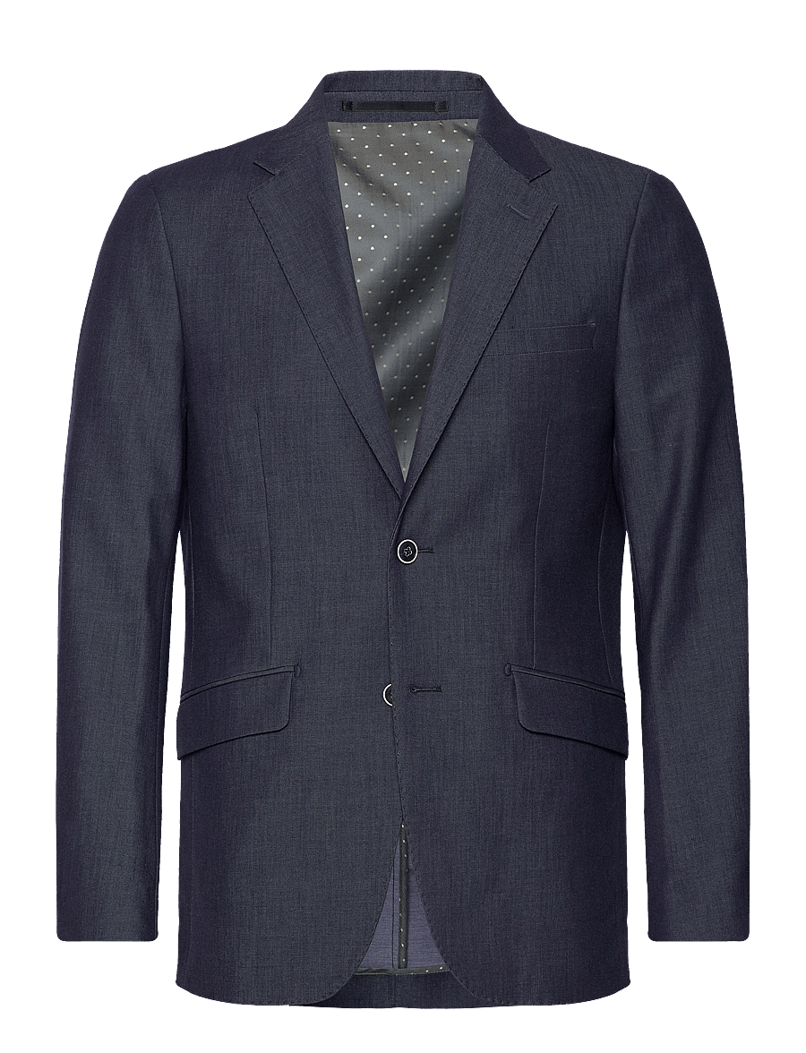 Lindbergh Black - Superflex blazer - combi - enkelknäppta kavajer - blue mel - 0