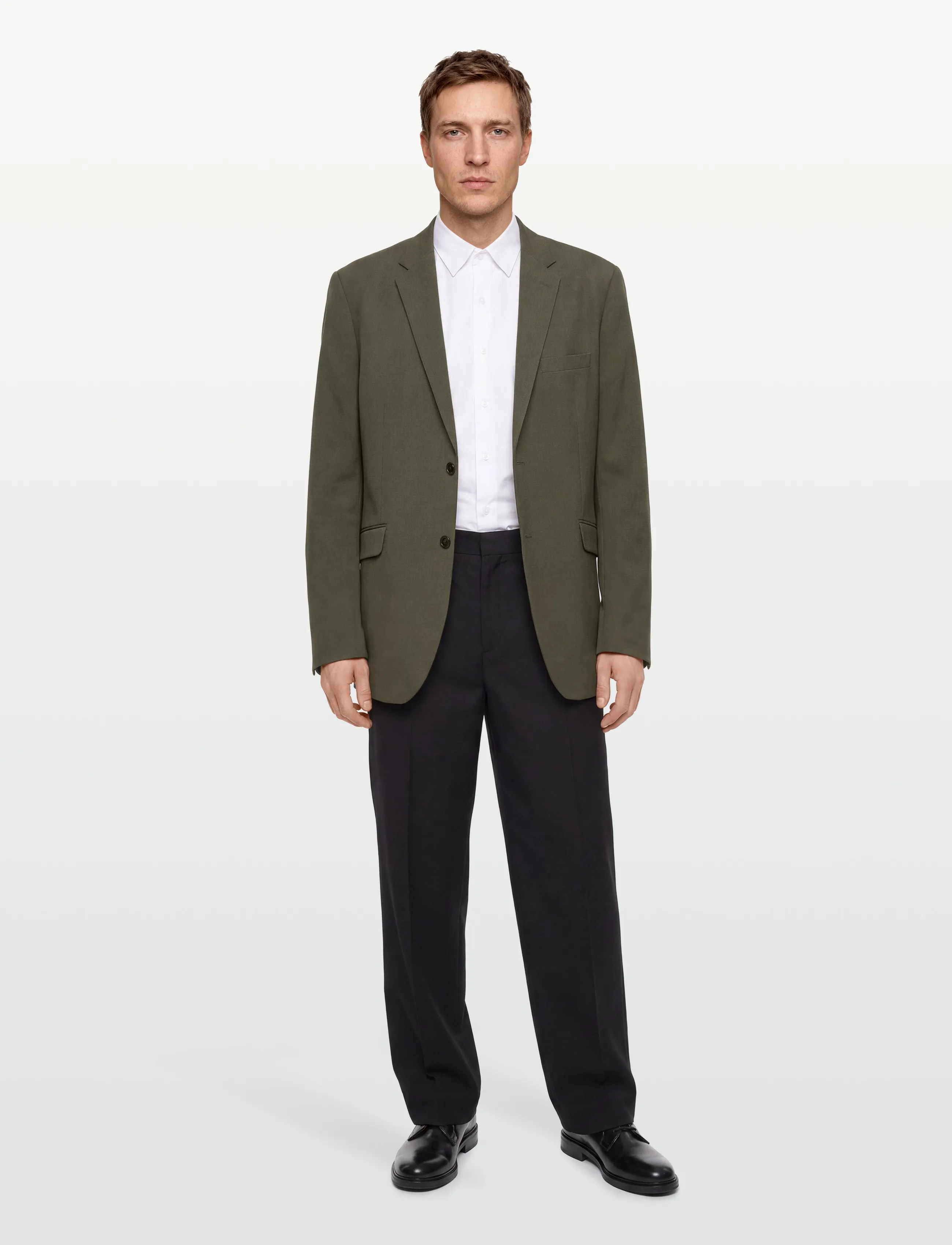 Lindbergh Black Superflex Blazer, 58, Green, Blazere > Enkeltradede Blazere, Herre