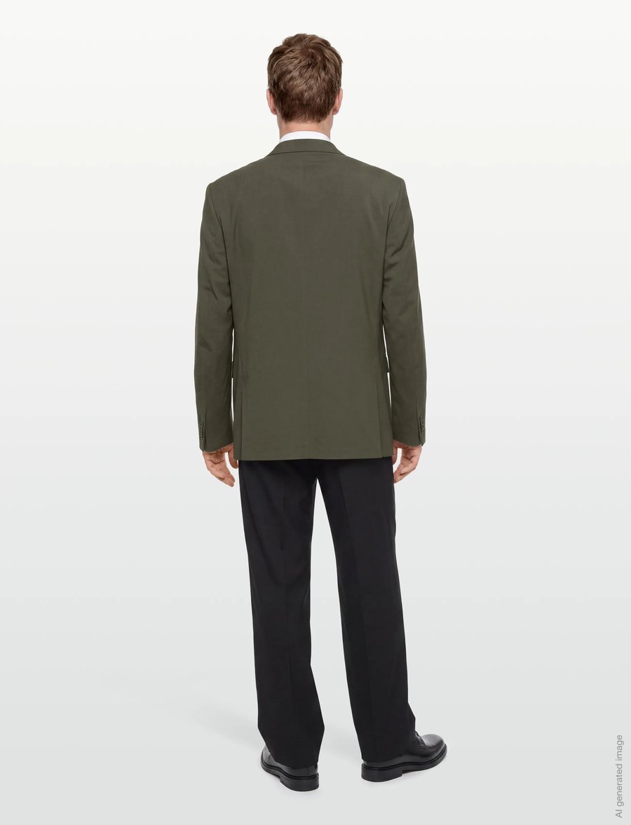Lindbergh Black - Superflex blazer - einreiher - army - 4