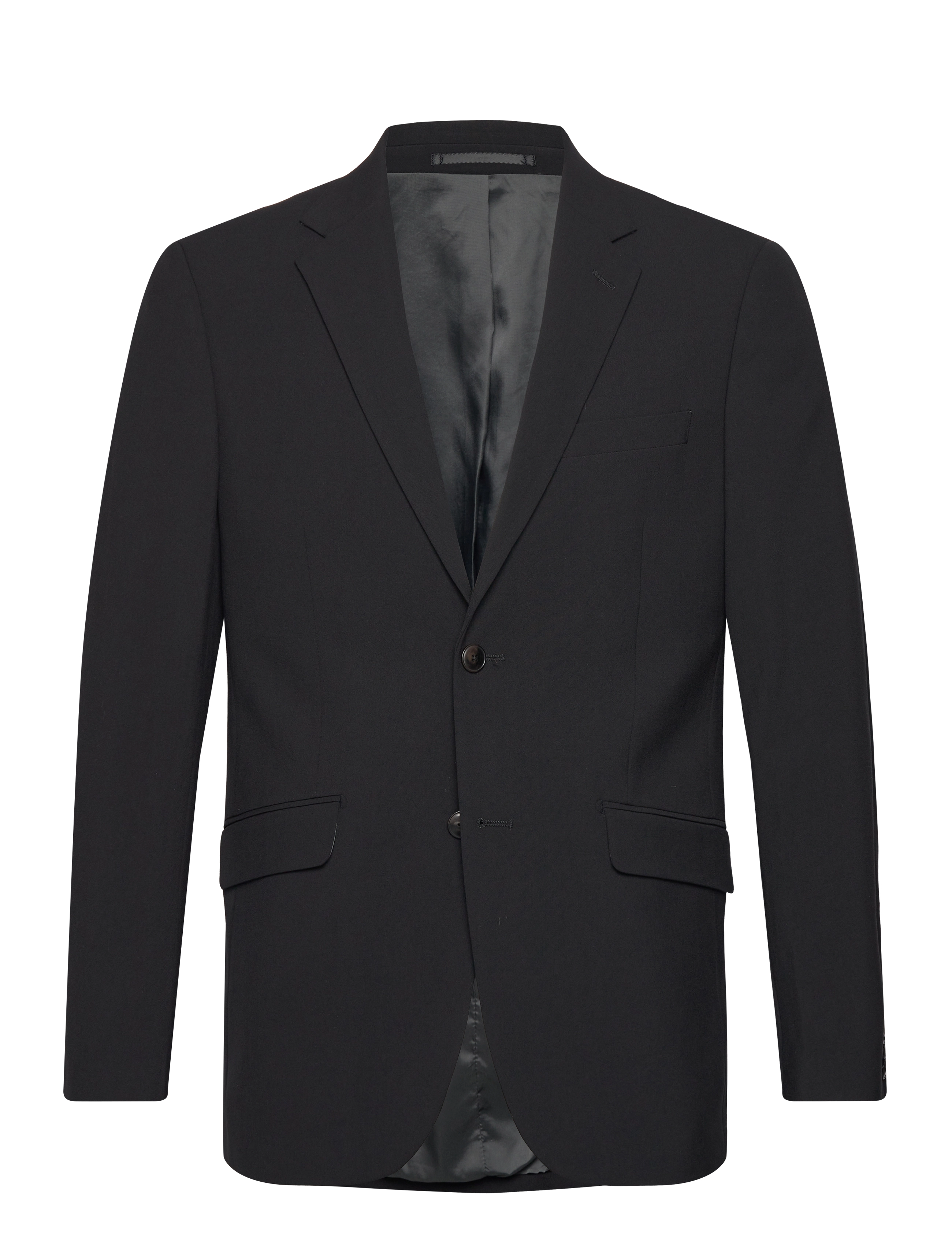 Lindbergh Black Superflex Blazer, 56, Black, Blazere > Enkeltradede Blazere, Herre