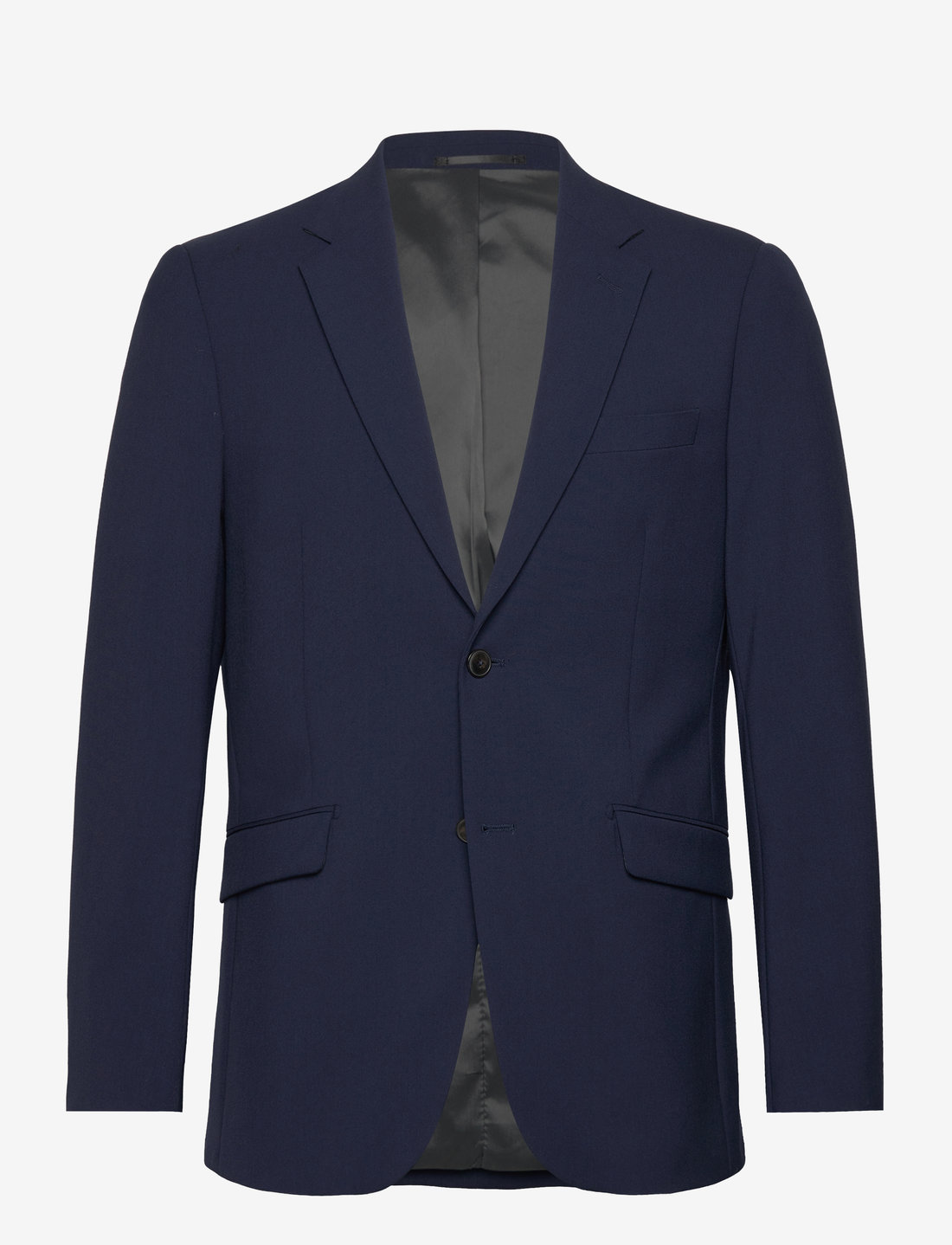 Lindbergh Black - Superflex blazer - single breasted blazers - dk blue mel - 1