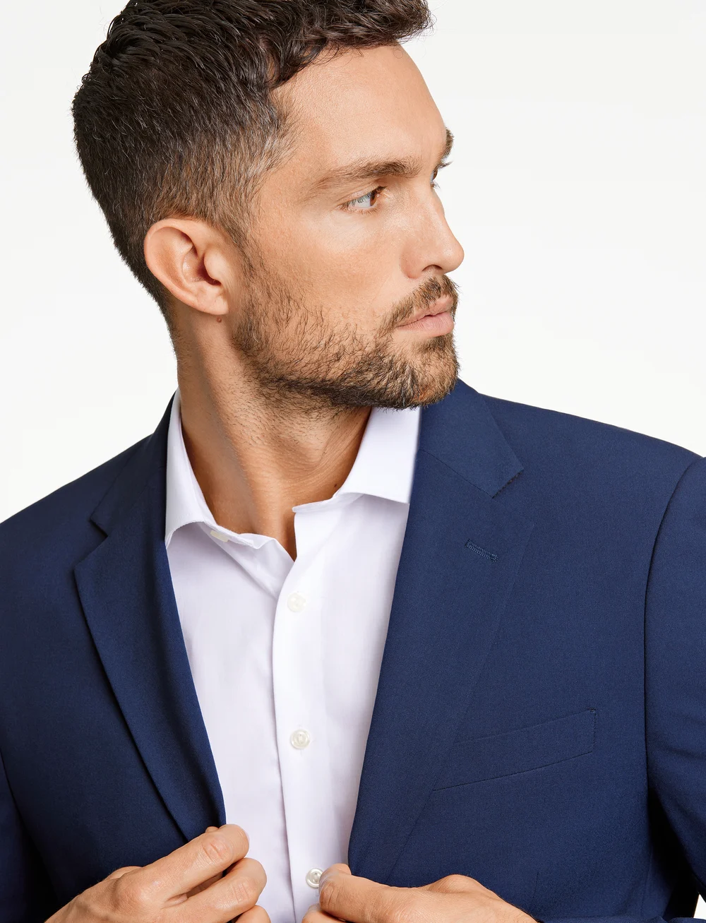 Lindbergh Black - Superflex blazer - single breasted blazers - dk blue mel - 0