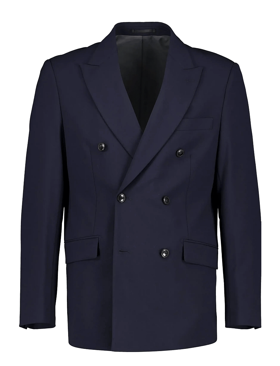 Lindbergh Black - Superflex DB blazer - double breasted blazers - navy - 1