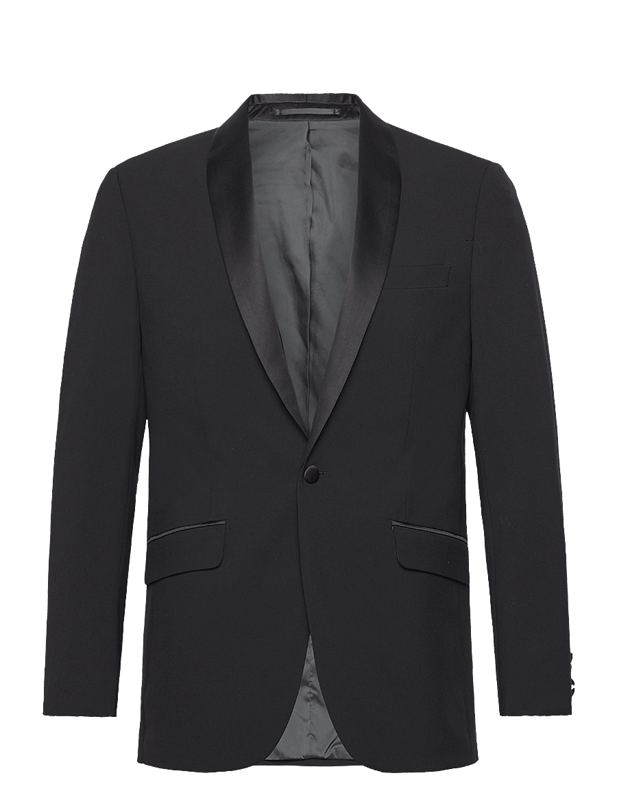 Lindbergh Black - Superflex tuxedo blazer - smokingi - black - 1