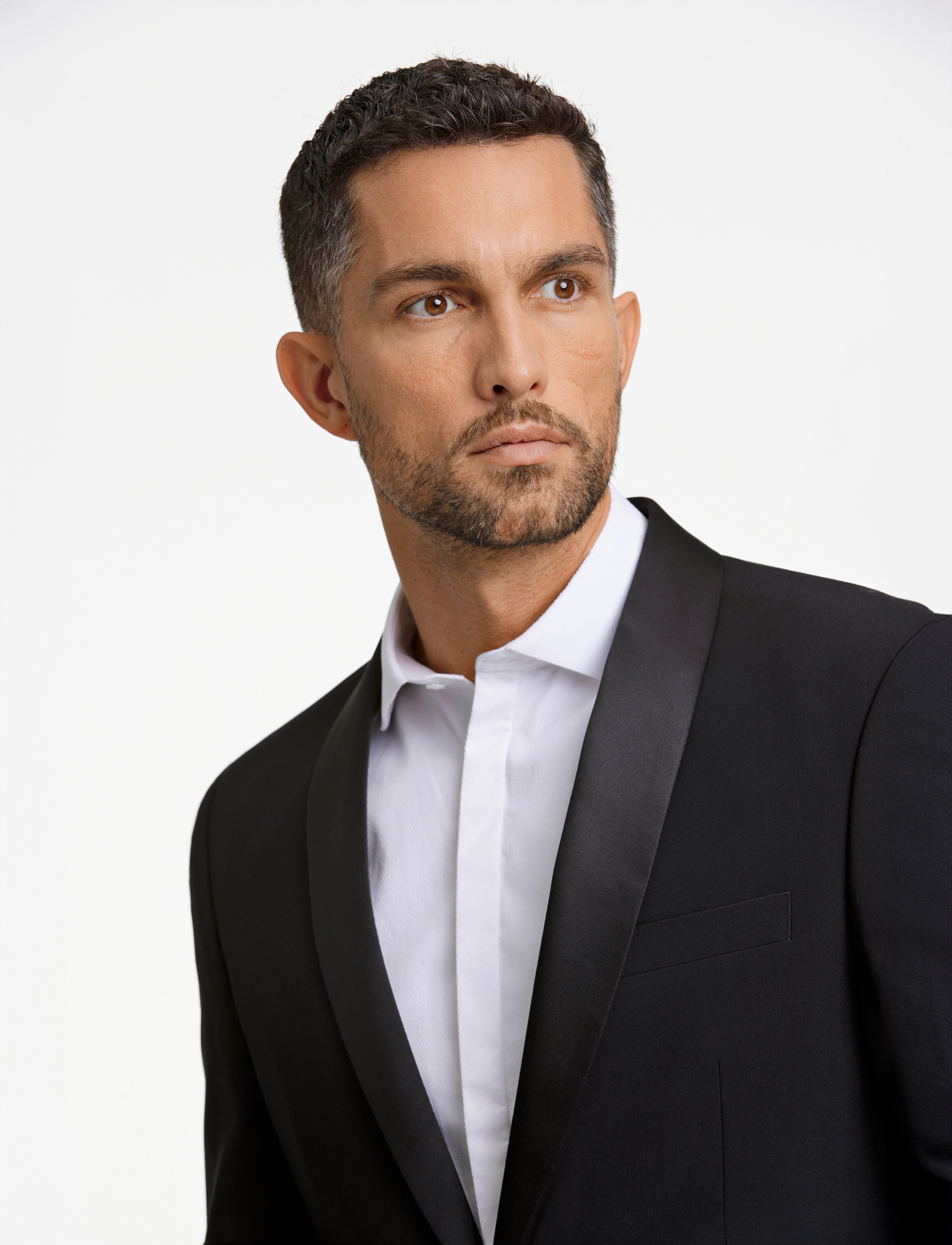 Lindbergh Black - Superflex tuxedo blazer - smokingud - black - 5