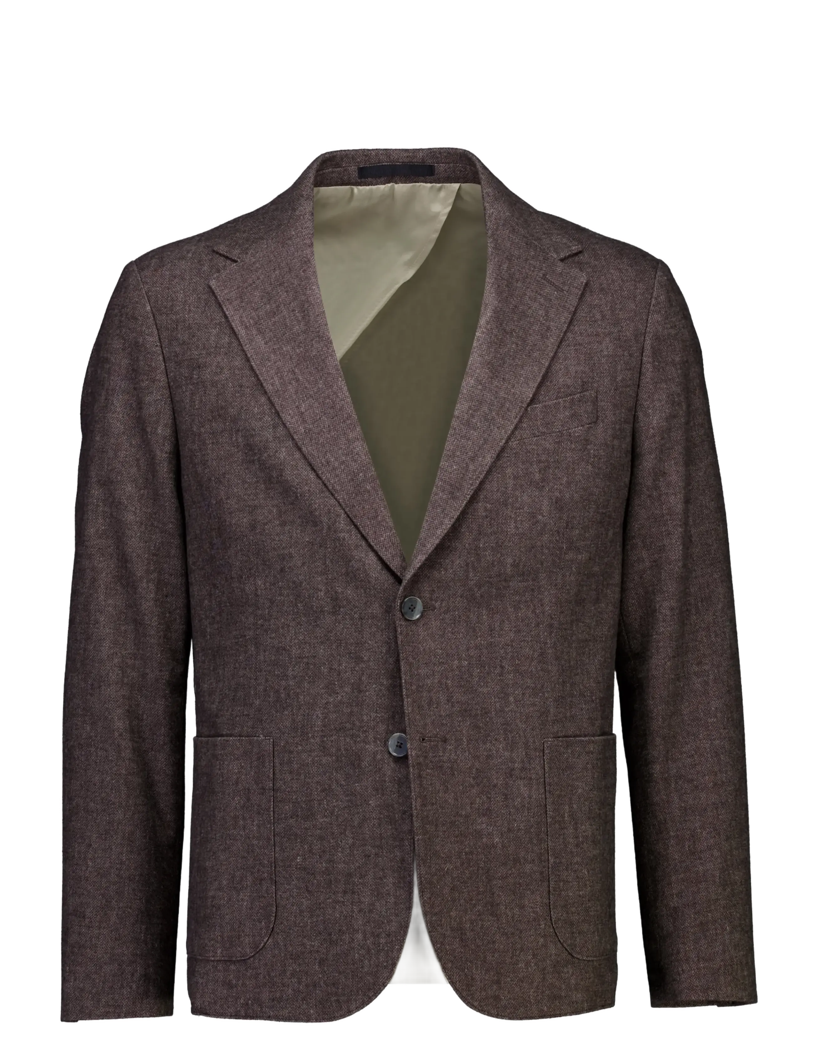 Lindbergh Black 1927: Superflex half lined blazer - Enkeltradede blazere - BROWN MIX / brown
